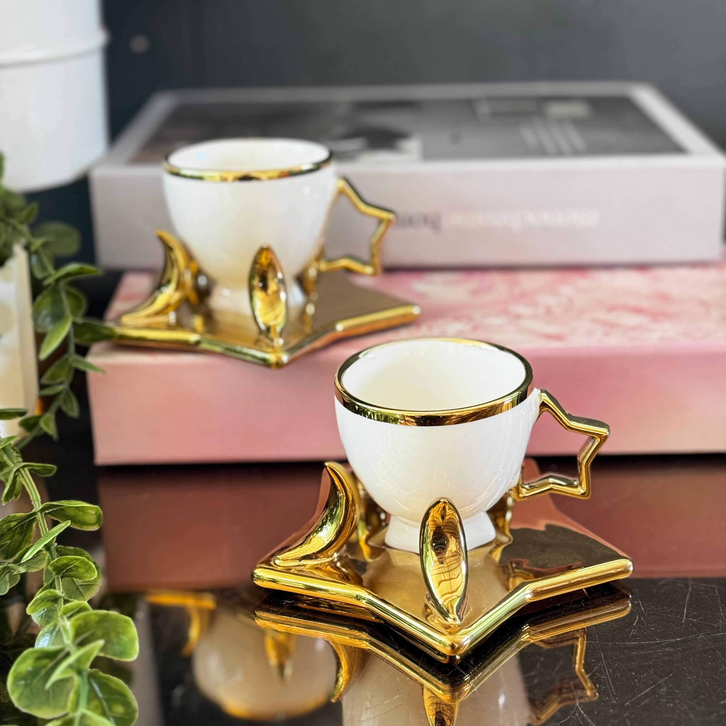 Ay Yıldız Gold Fincan Takımı