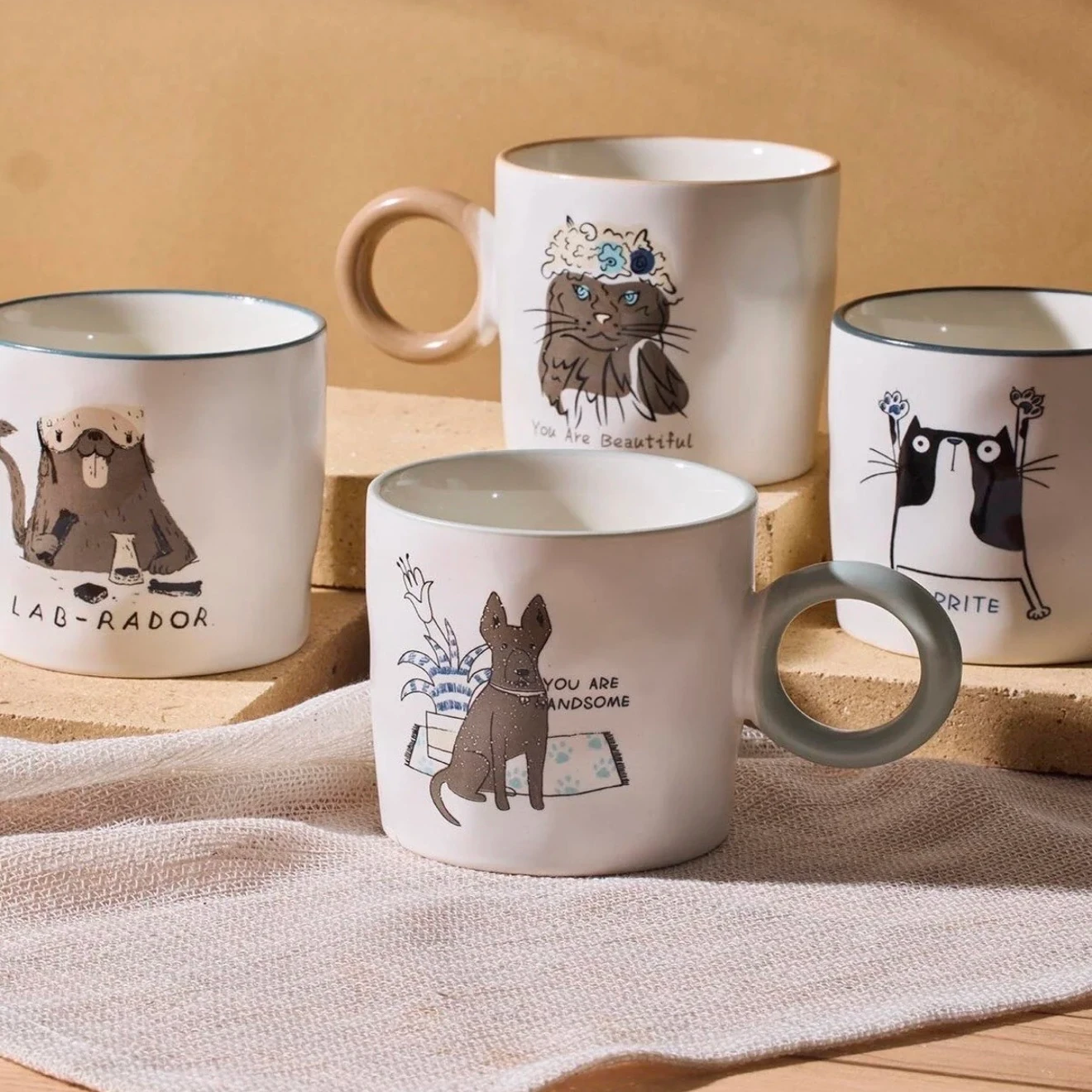 Hayvanlar 4’lü Kupa Seti 