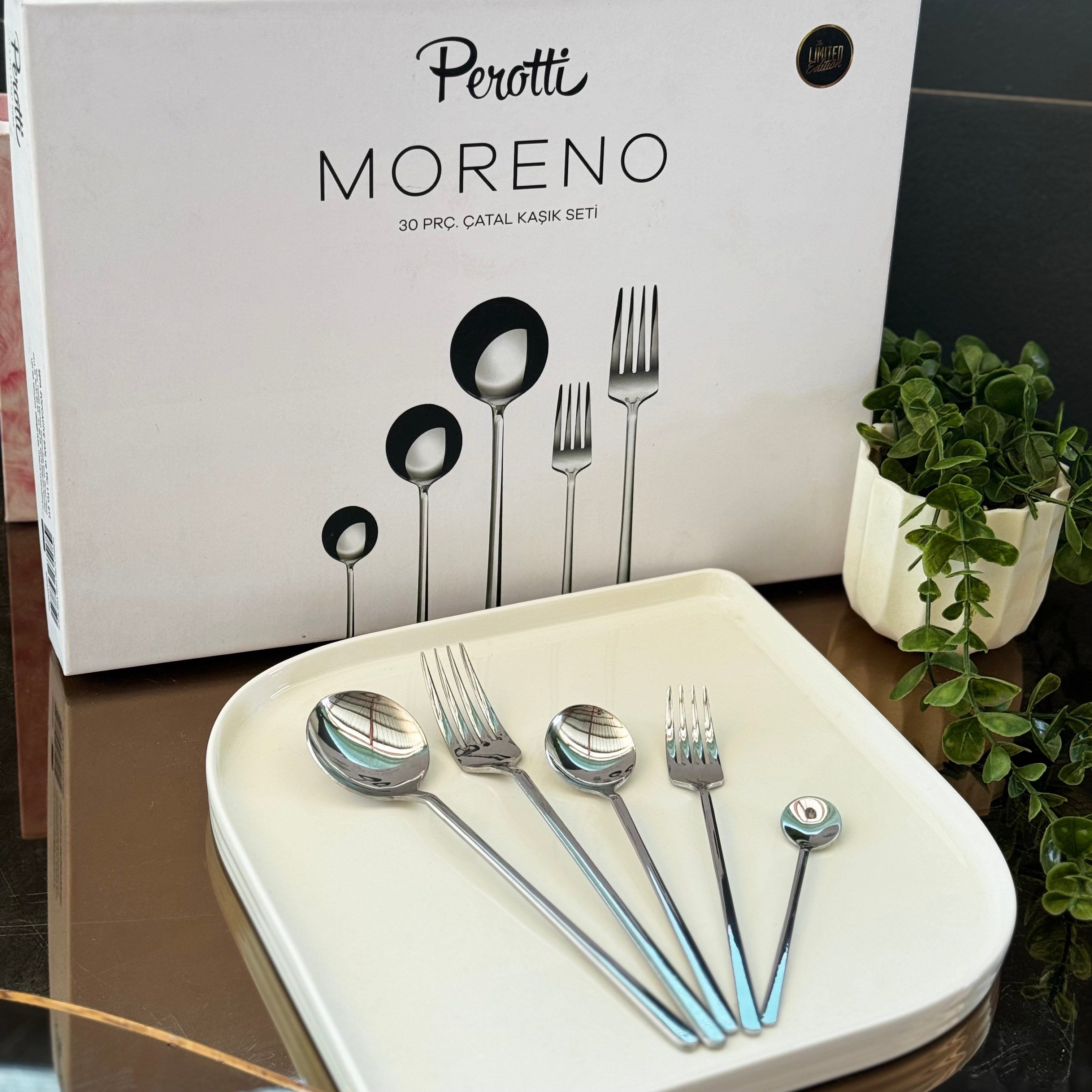Moreno 30 Parça Çatal Kaşık Bıçak Seti