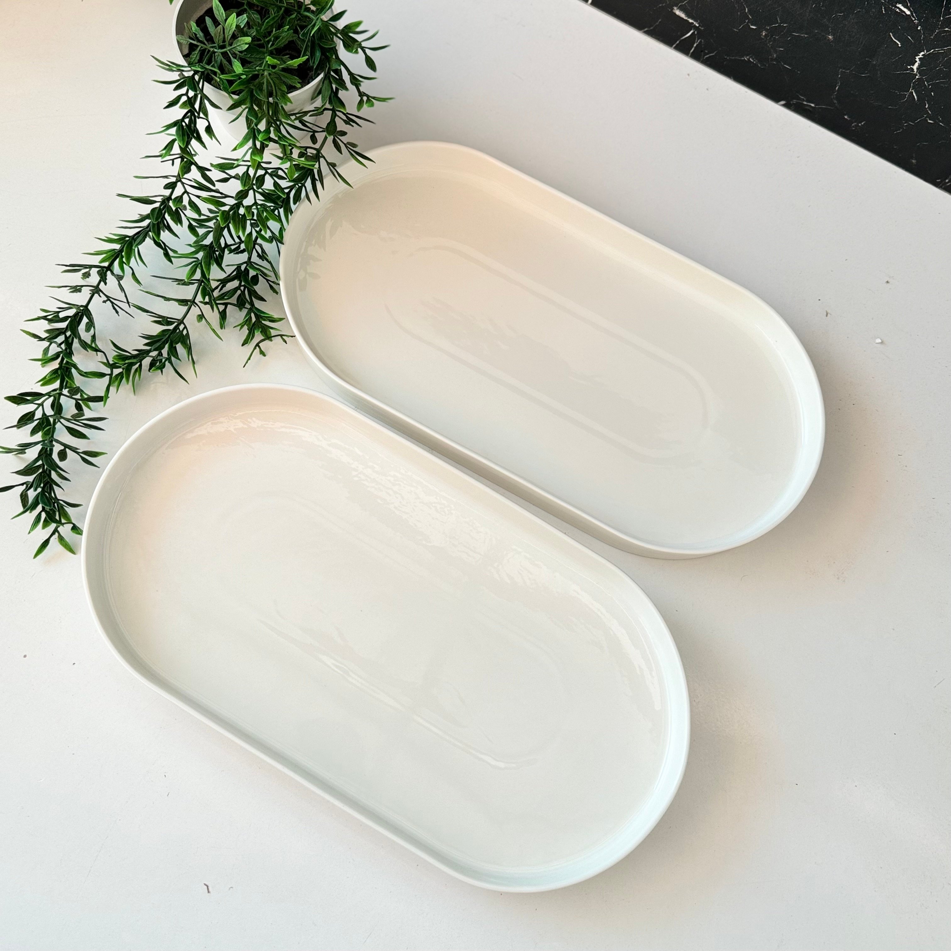 Uzun Oval Sunumluk Tabak