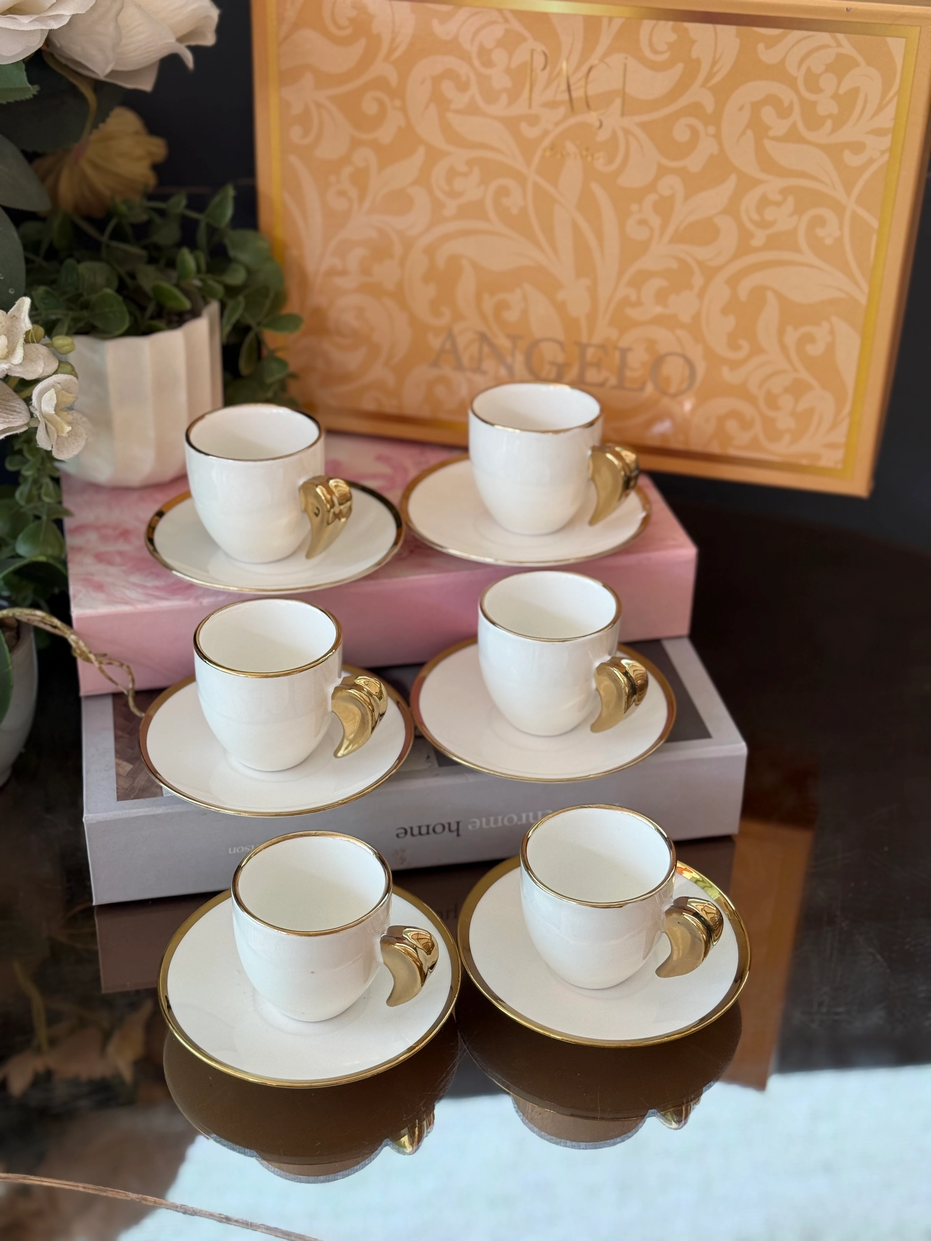 Melek Kanadı Fincan Takımj