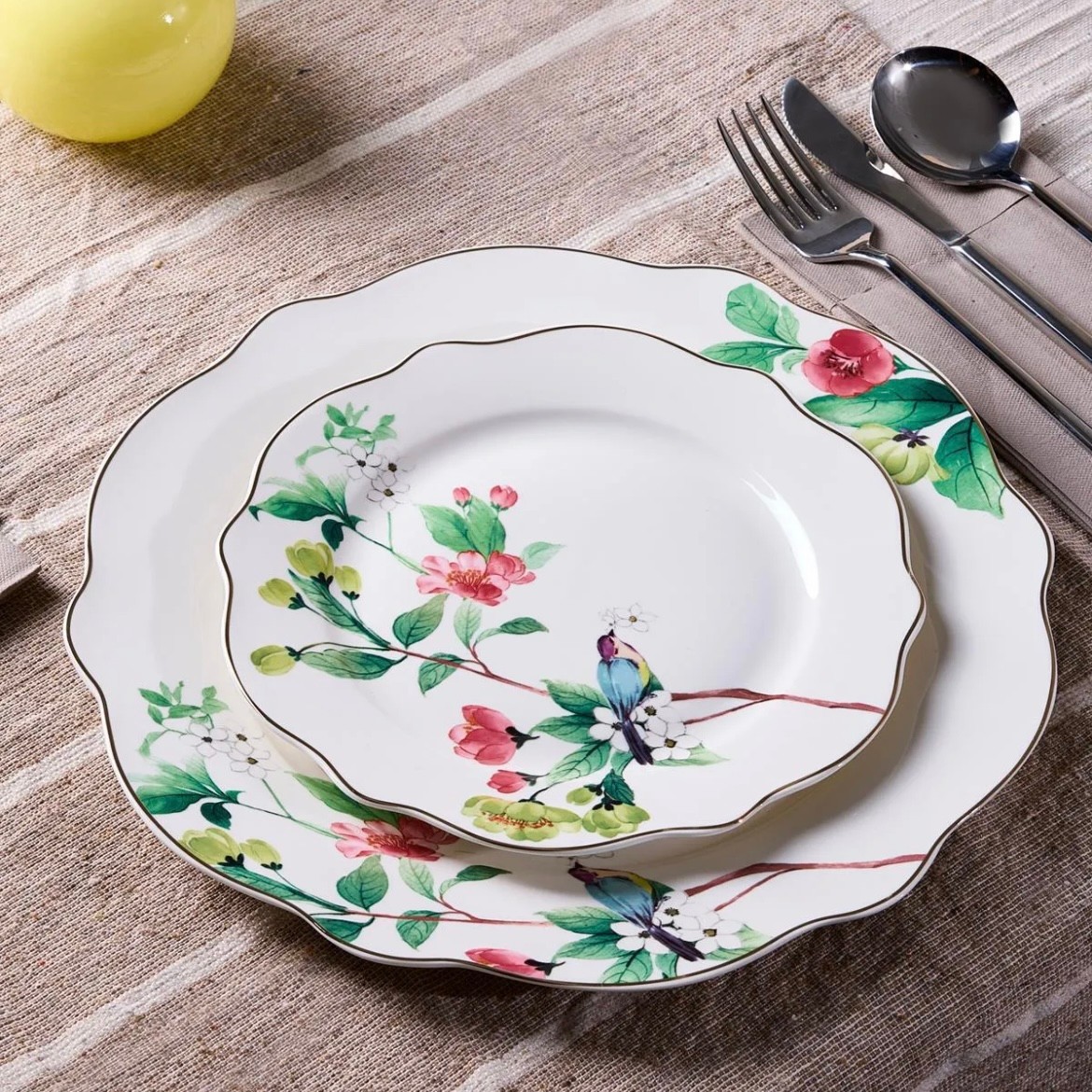 Porselen Bridy Bone 24 Parça 6 Kişilik Yemek Takımı
