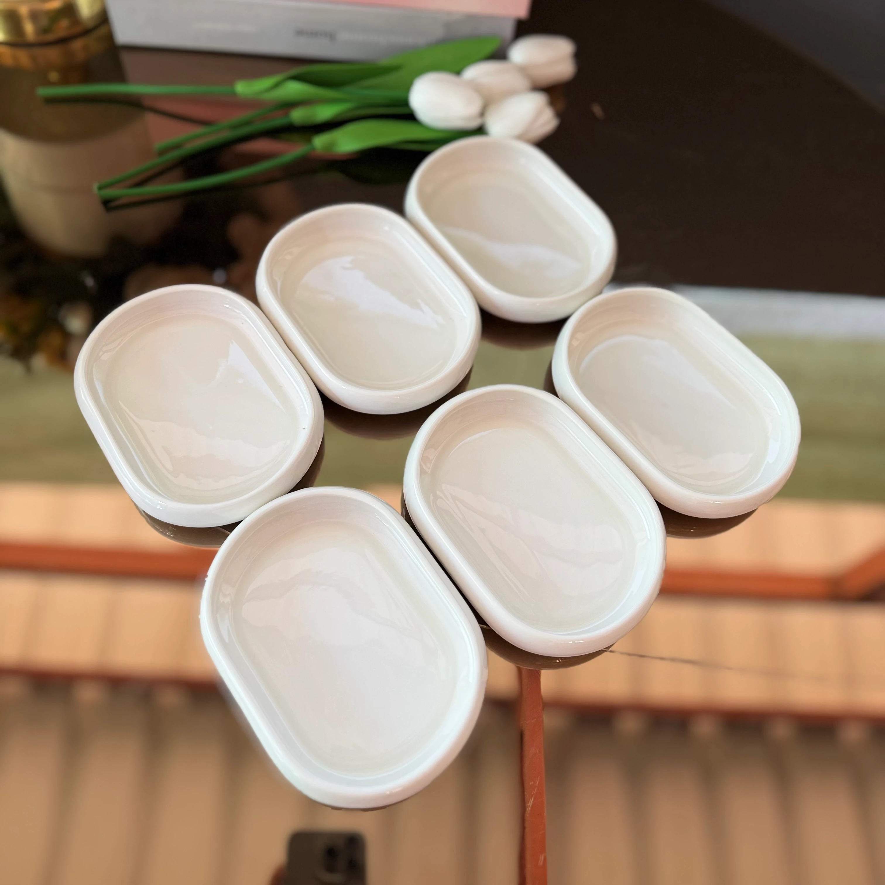 Porselen Oval Sunumluk 