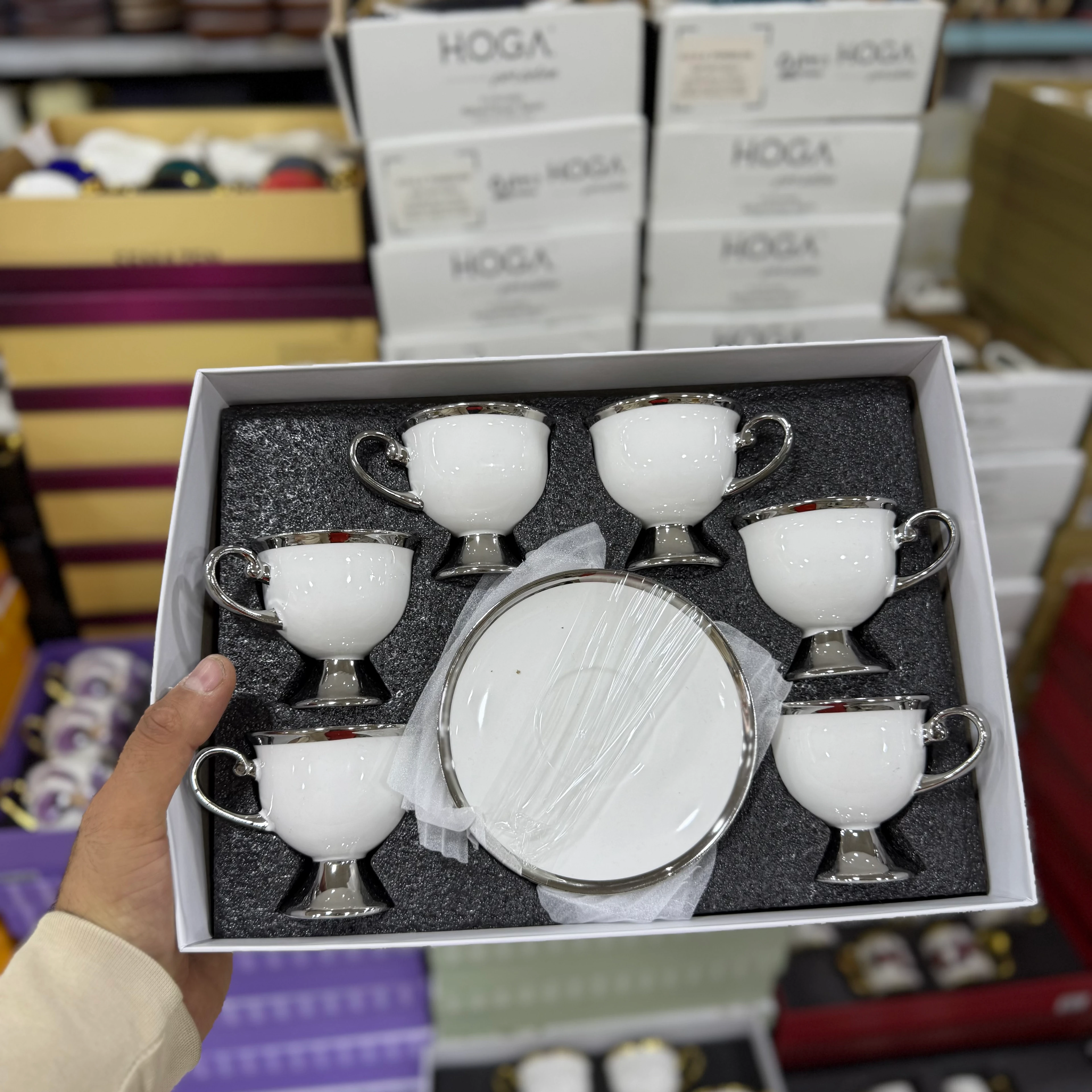 Gümüş Ayaklı Fincan Takımı