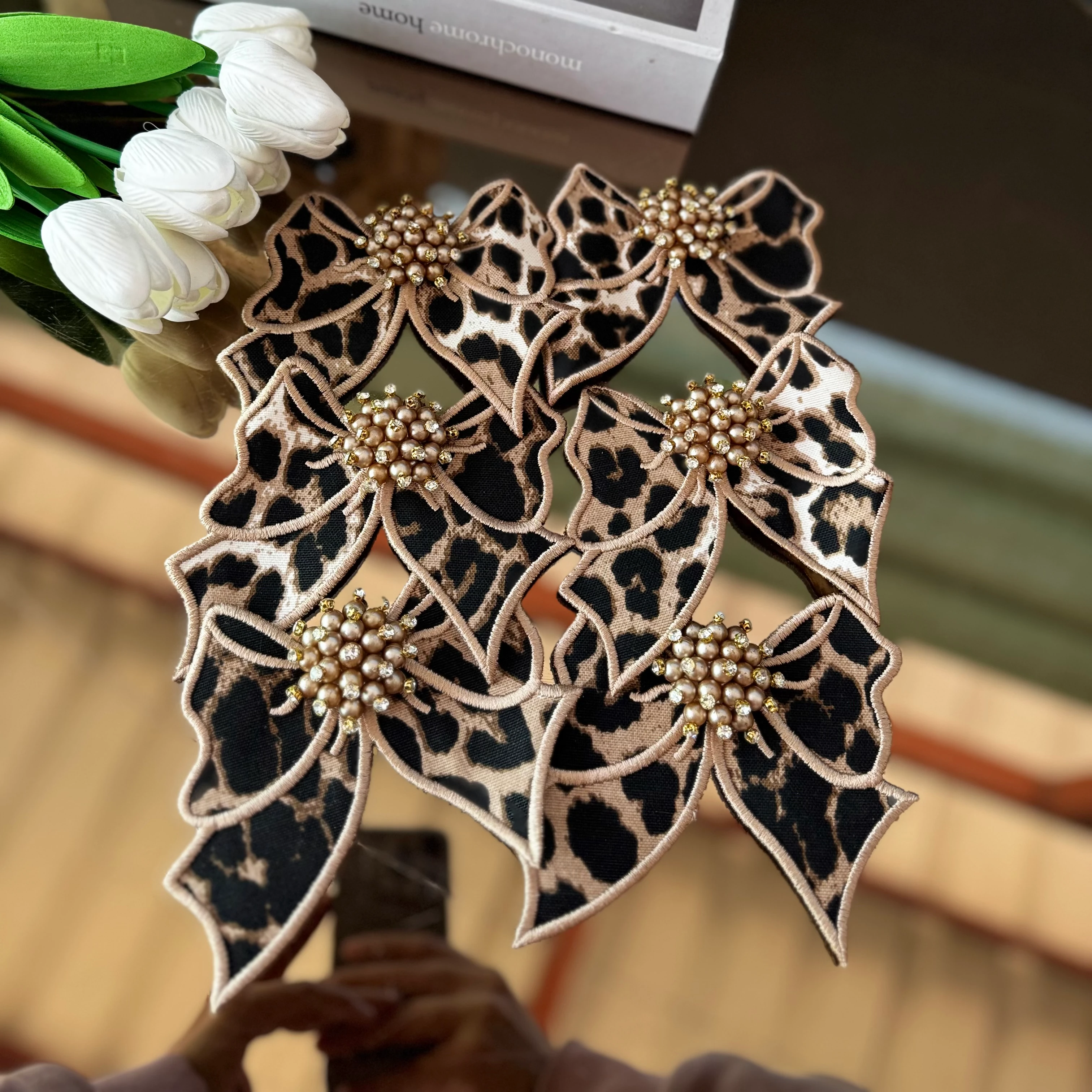 leopar peçete 6 lı