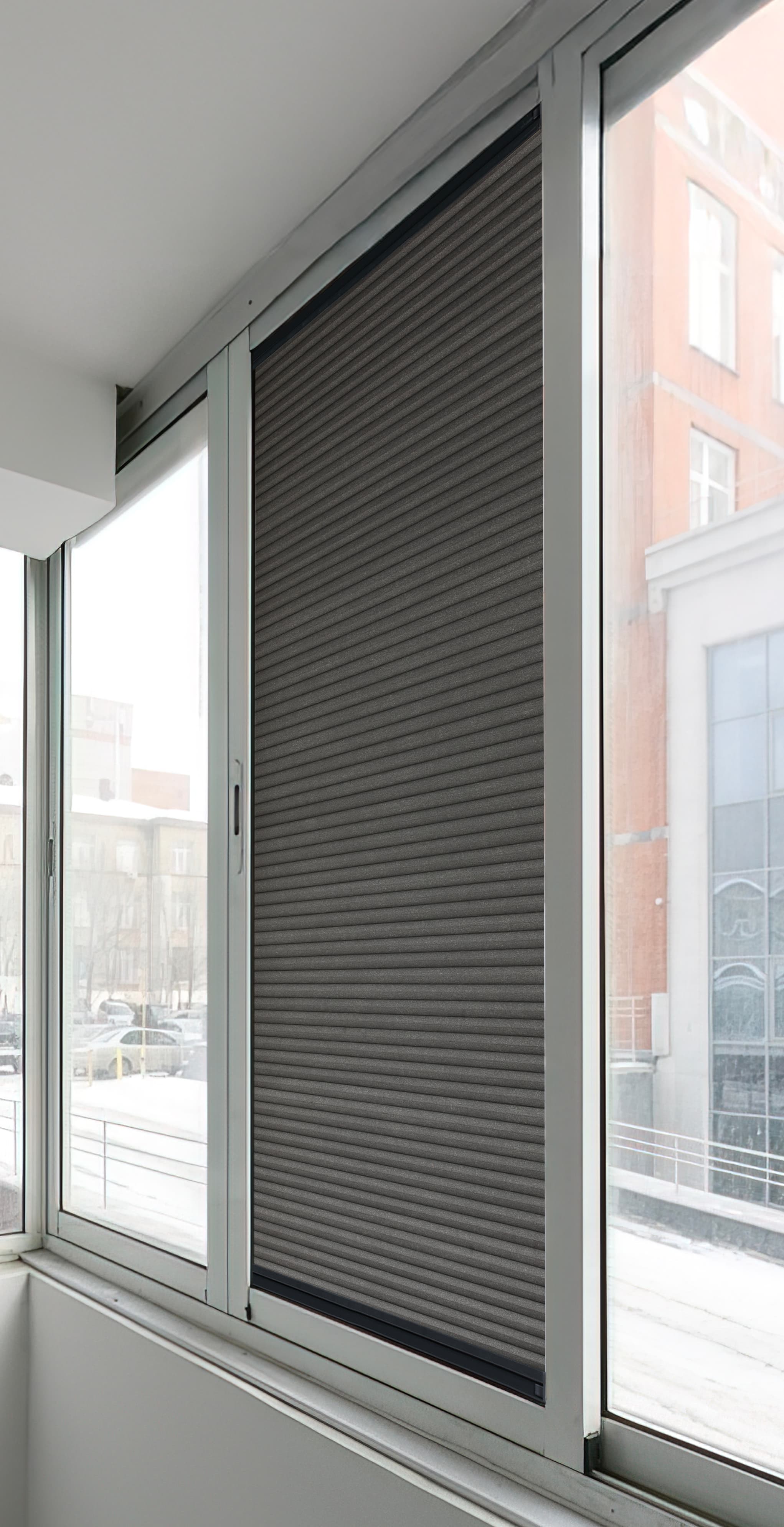 HoneyComb Plise Perde - Antrasit