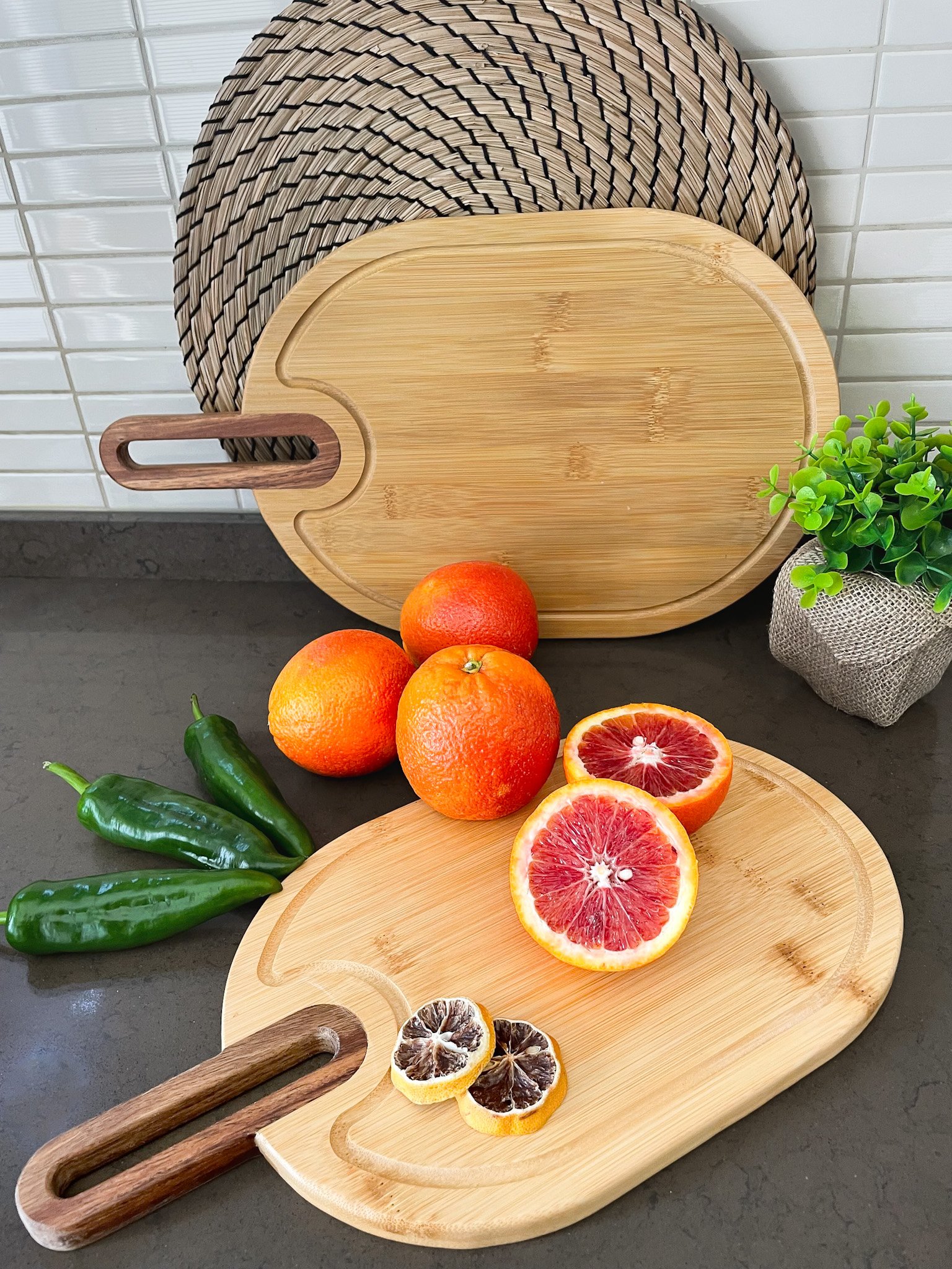 LİGNUM OVAL KESİM PANOSU (2'Lİ SET) 