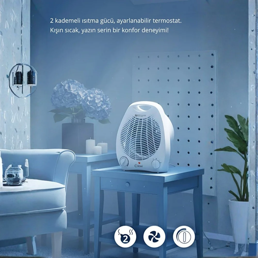 Elektirikli Isıtıcı Fan KHT 8415