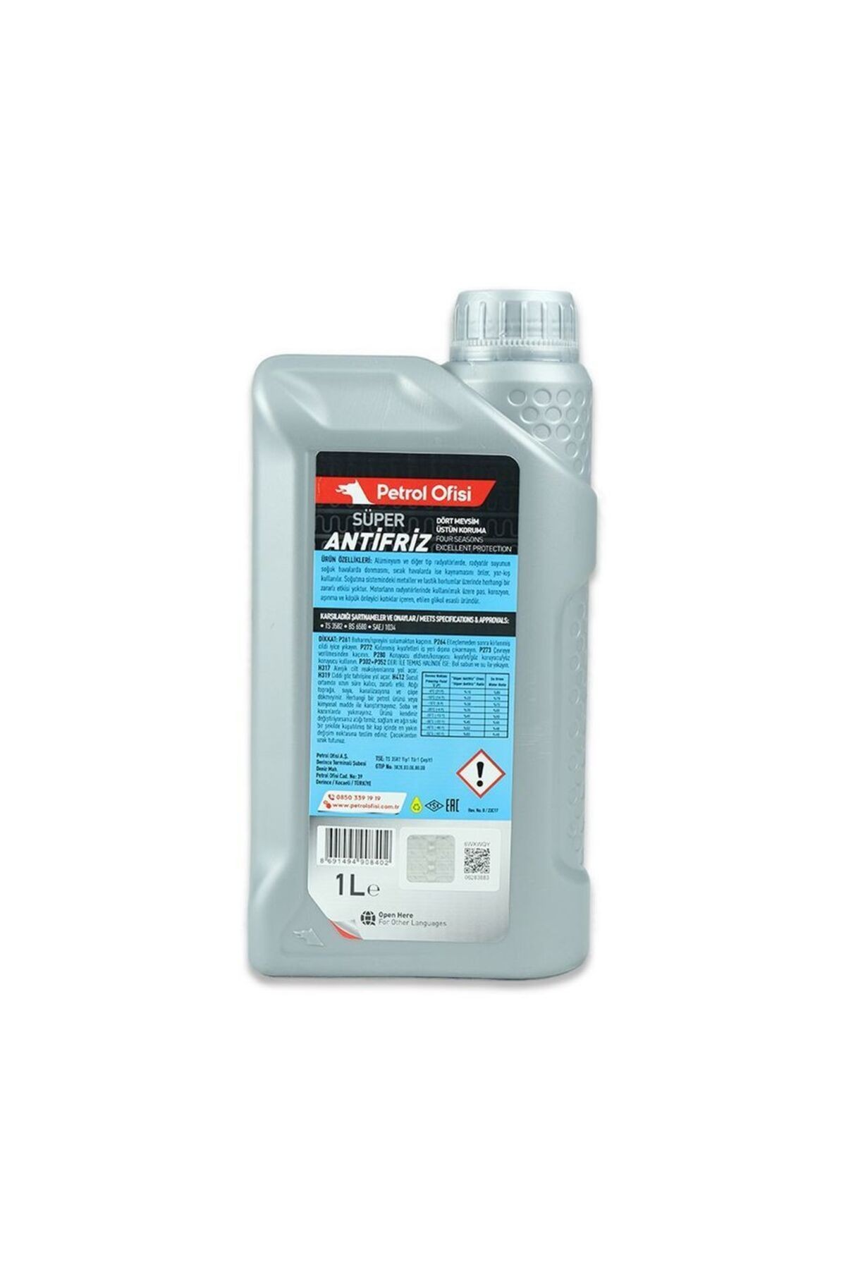Süper Antifiriz 1 Lt. Yeşil