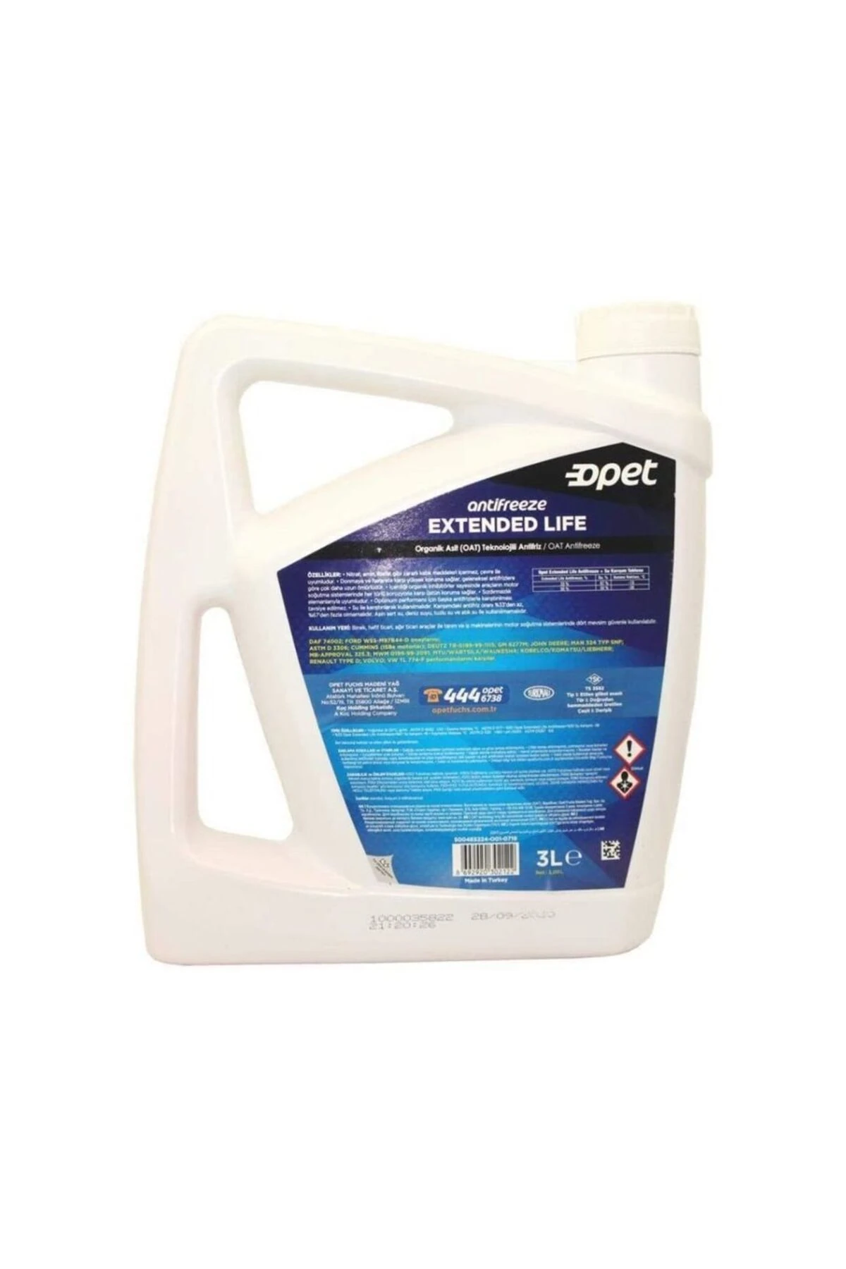 Extended Life Antifreeze Kırmızı 3Lt