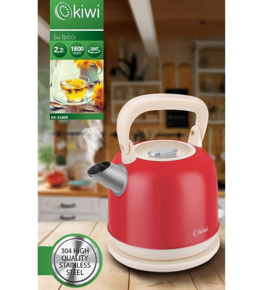 Su Isıtıcı Kettle Kırmızı