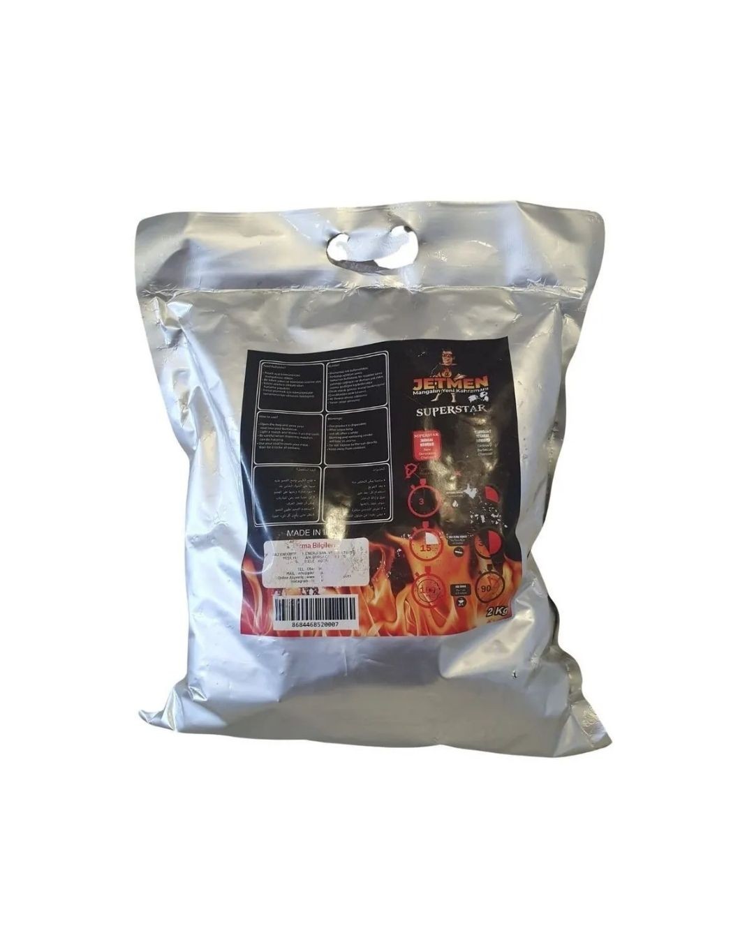 Superstar Mangal Kömürü 2kg – Pratik ve Temiz Mangal Deneyimi