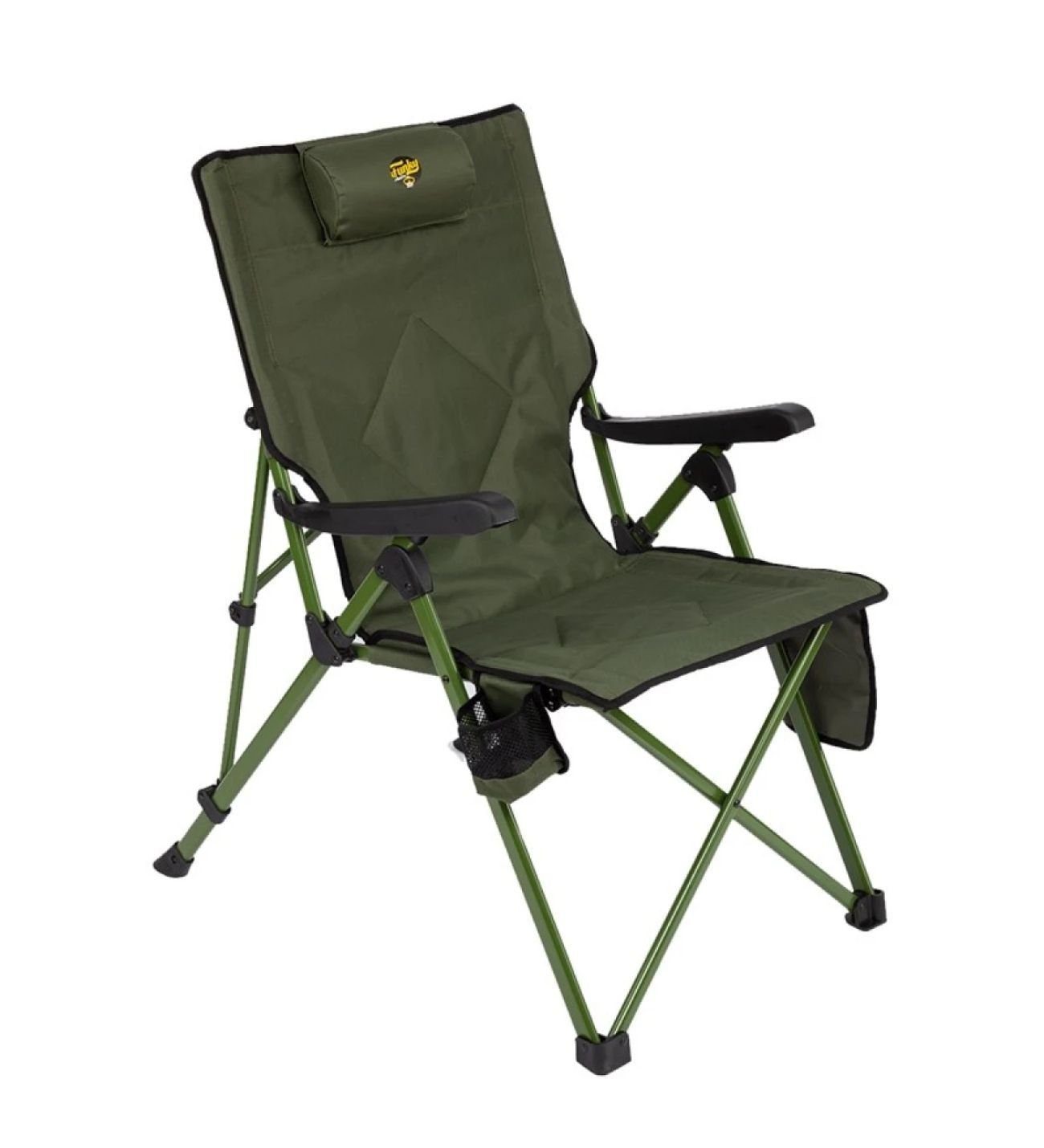 Comfort 3 Kademeli Katlanabilir Kamp Sandalyesi-Haki