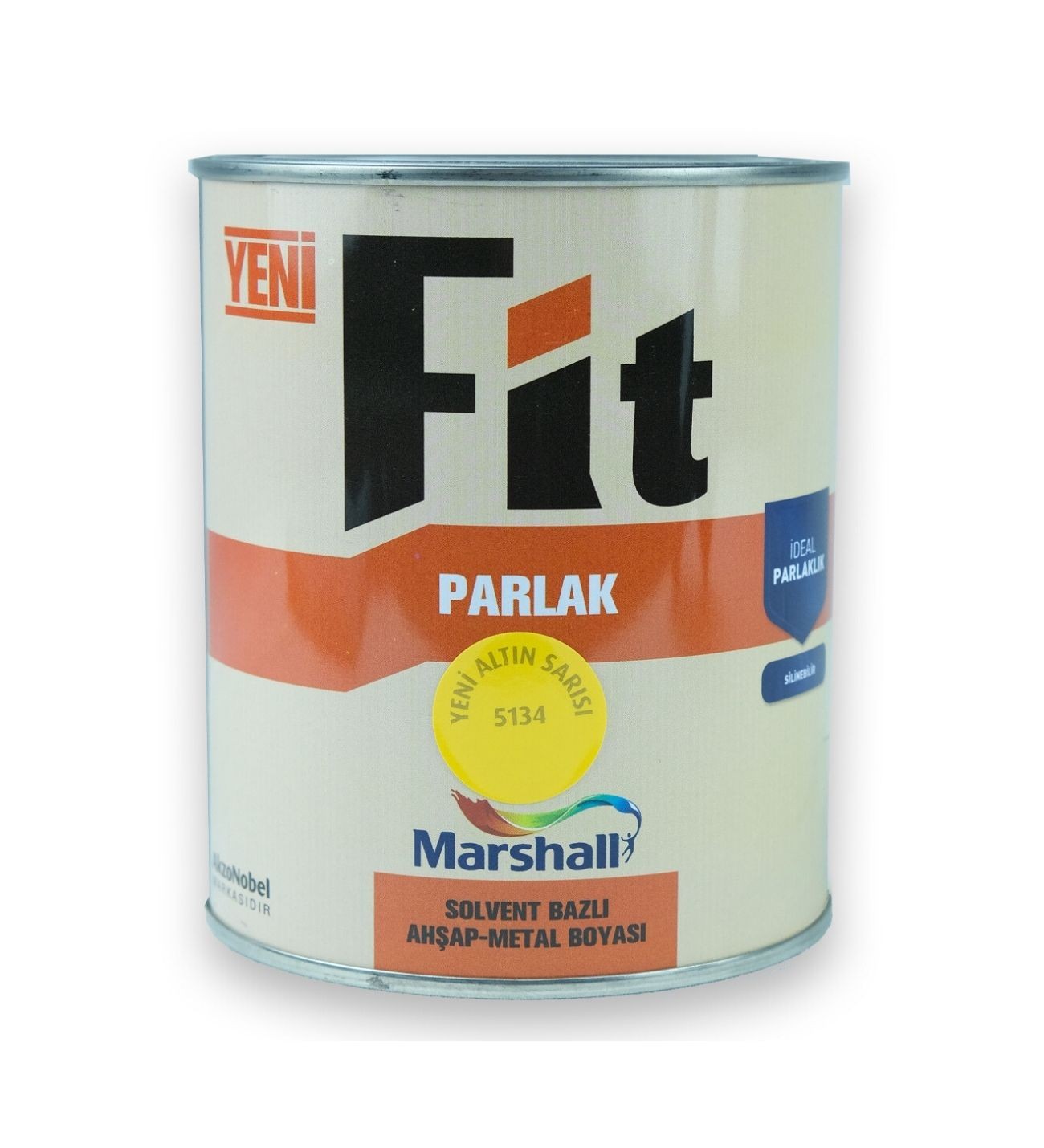 Fit Parlak Ahşap Metal Boyası Y.Altın Sarısı 2,5 L