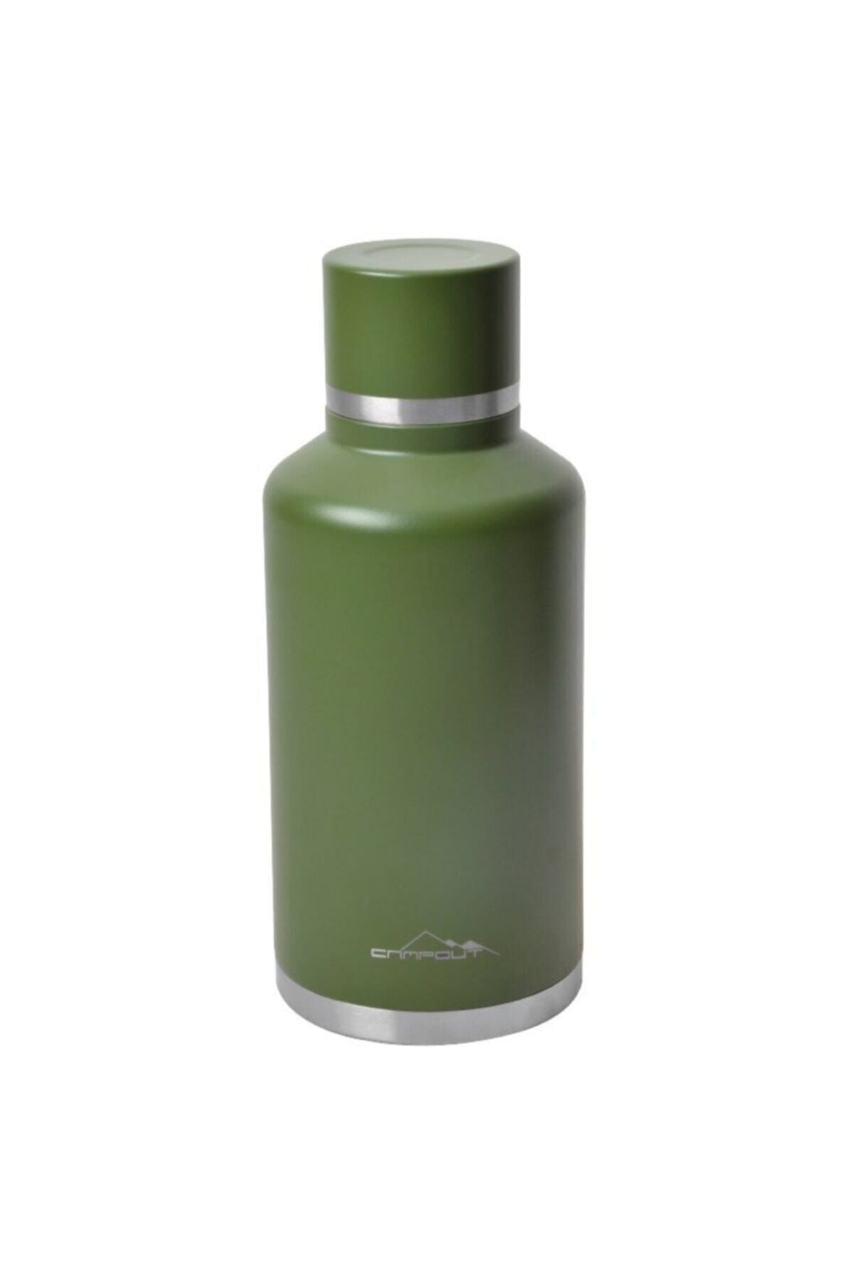 Campout Çift Katmanlı Termos Yeşil 2000Ml