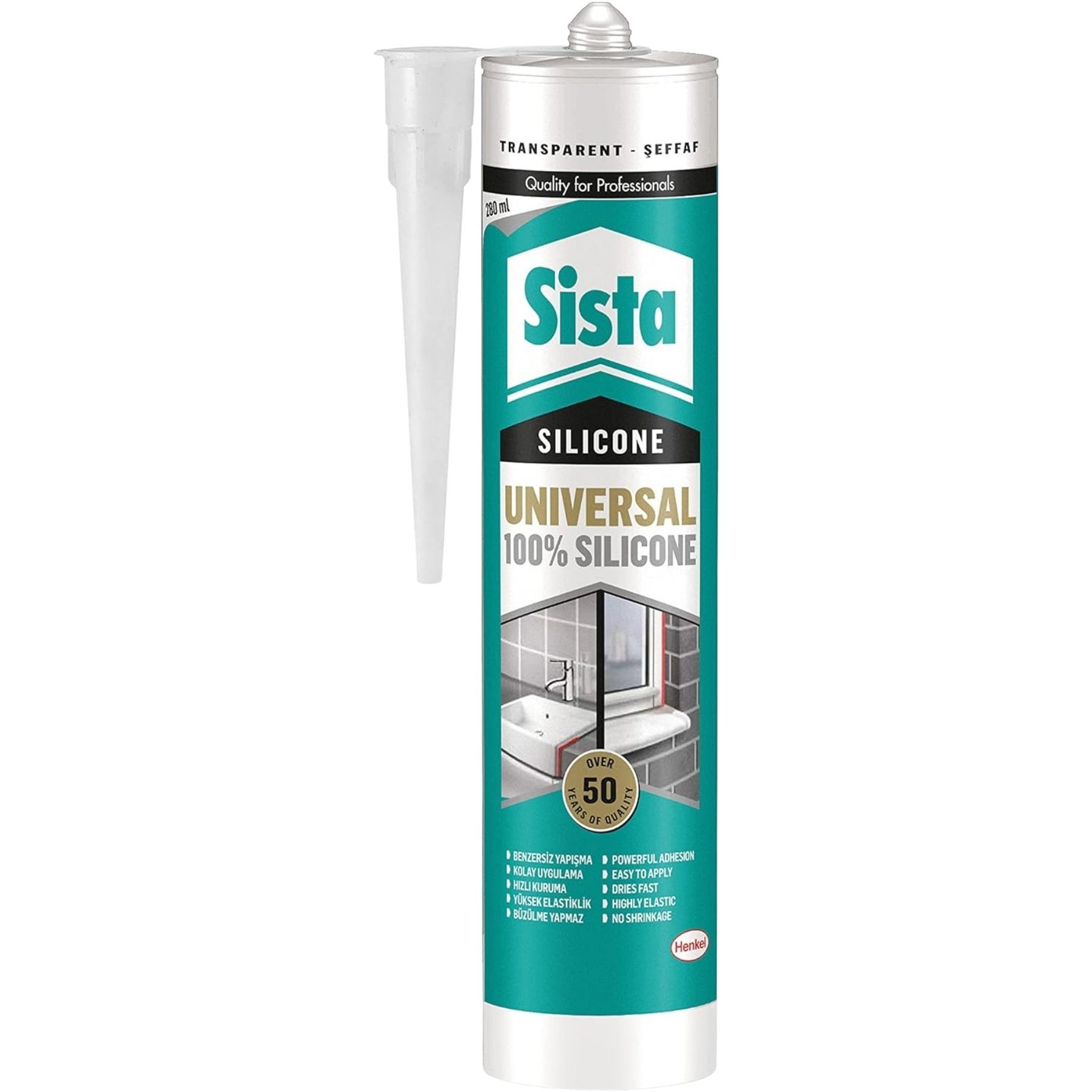 Universal Silikon Şeffaf 280ml