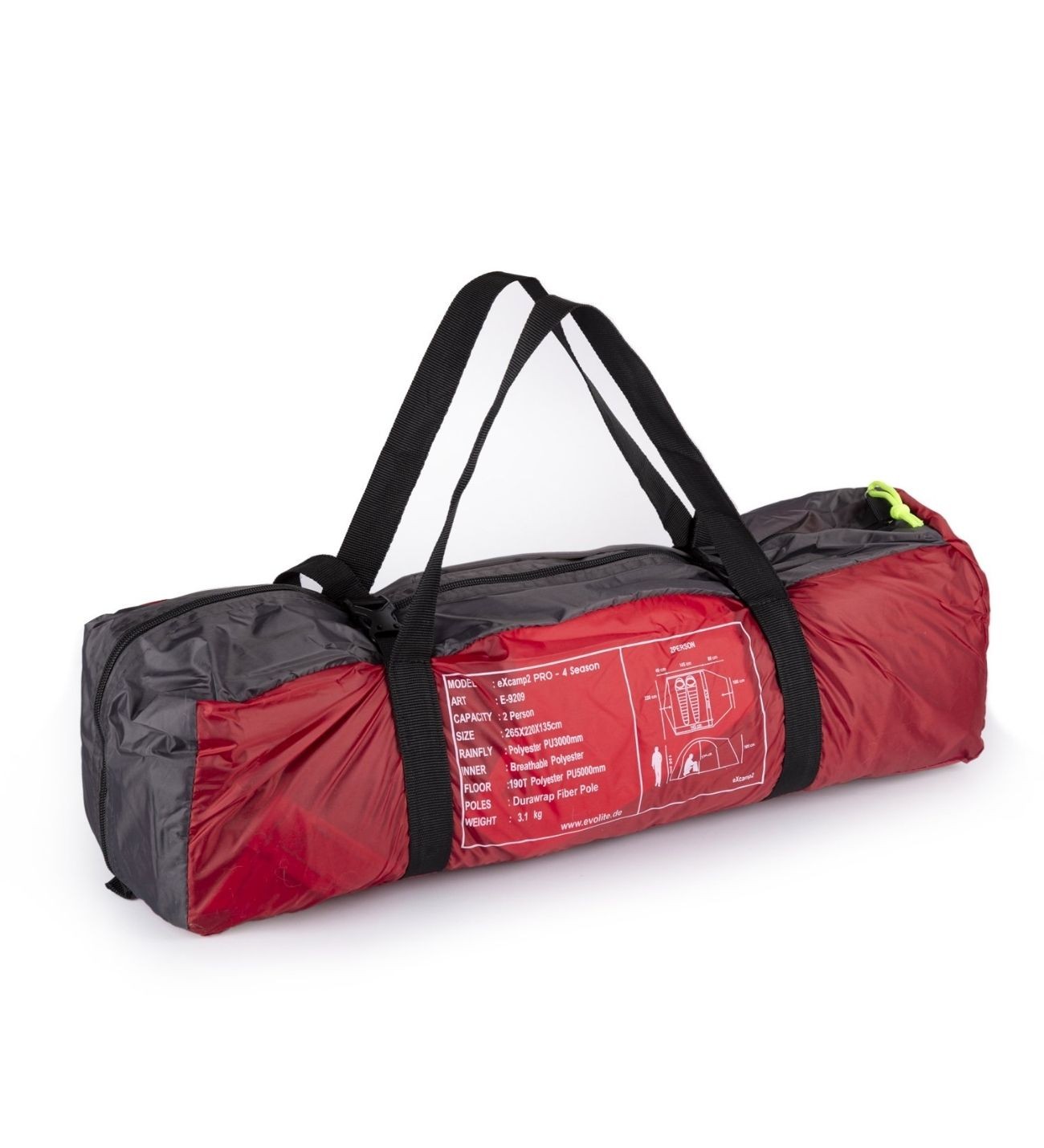 Excamp2 Pro 2 Kişilik Çadır 4 Mevsim E-9209