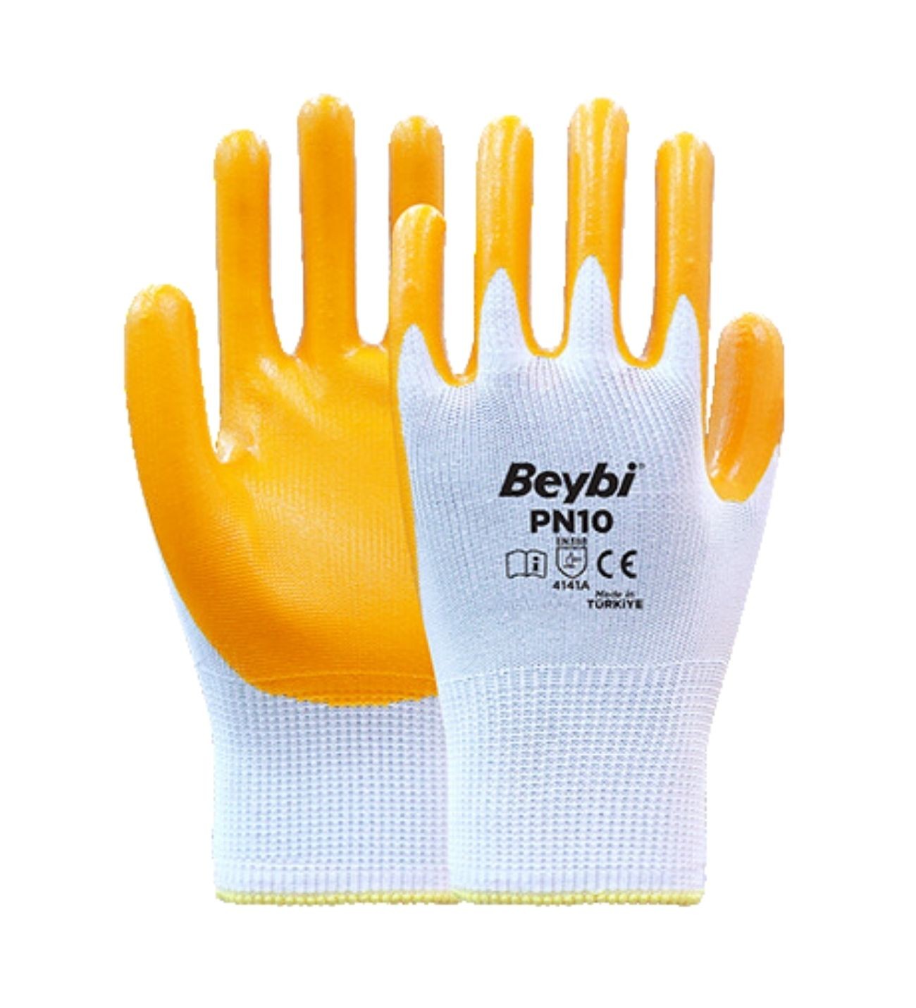 Pn10 No:9 Polyester Astarlı Nitril Eldiven 288 Çift