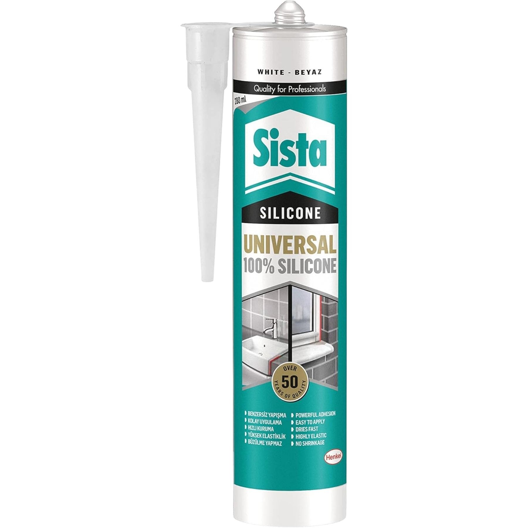 Universal Silikon Beyaz 280Ml