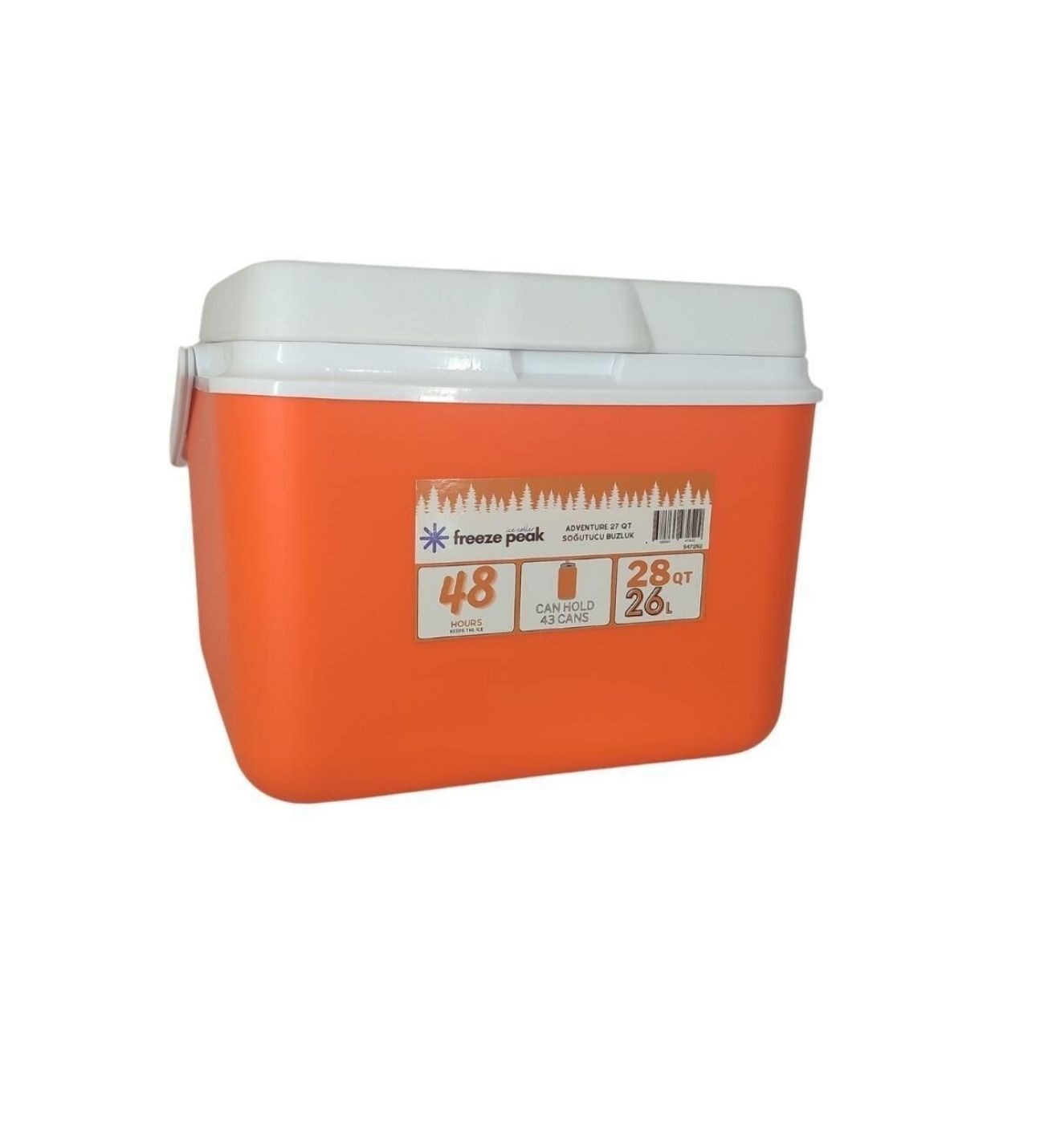 Adventure 28 QT Soğutucu Buzluk 26 Litre Turuncu