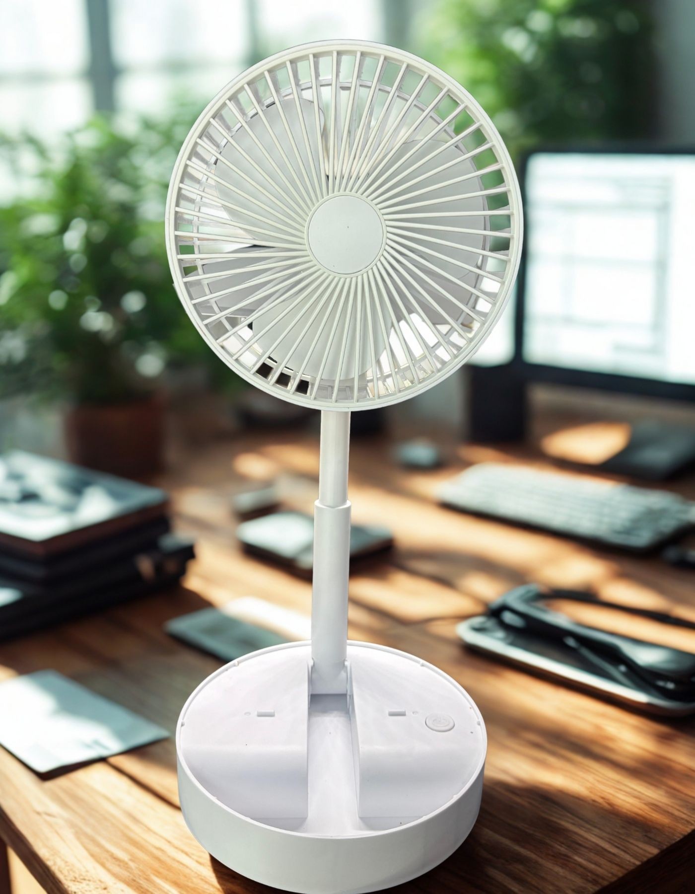 108 Taşınabilir Masaüstü Beyaz Usb Fan