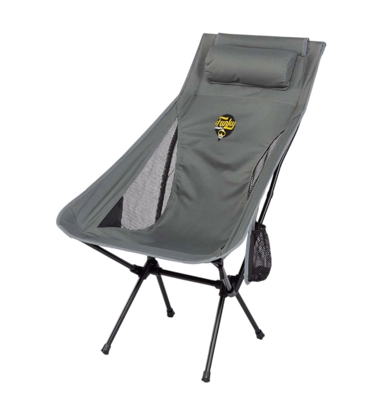 Funky Chairs Sky Ultralight Katlanabilir Kamp Sandalyesi - Gri Renk