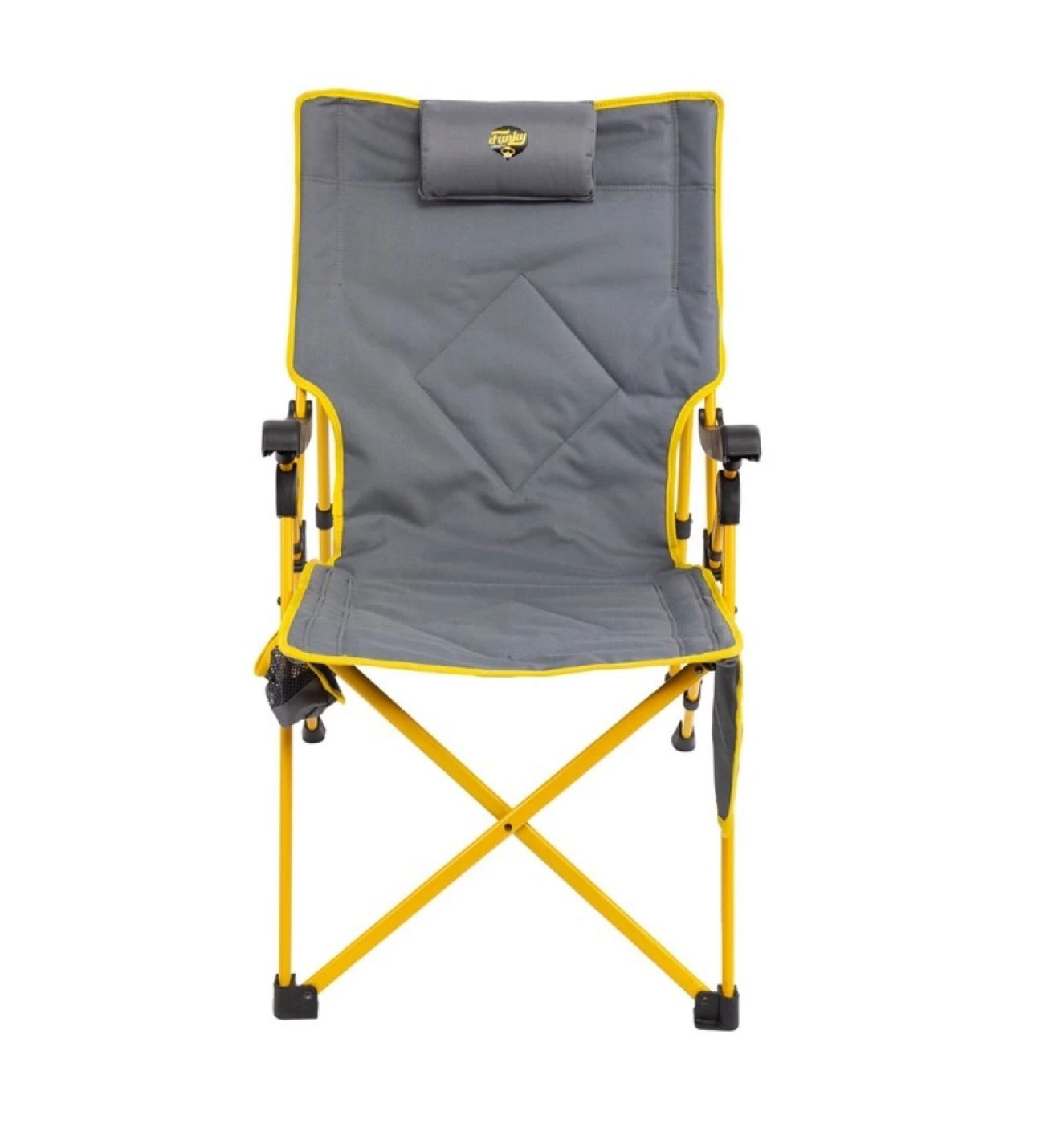 Comfort 3 Kademeli Katlanabilir Kamp Sandalyesi-Sarı