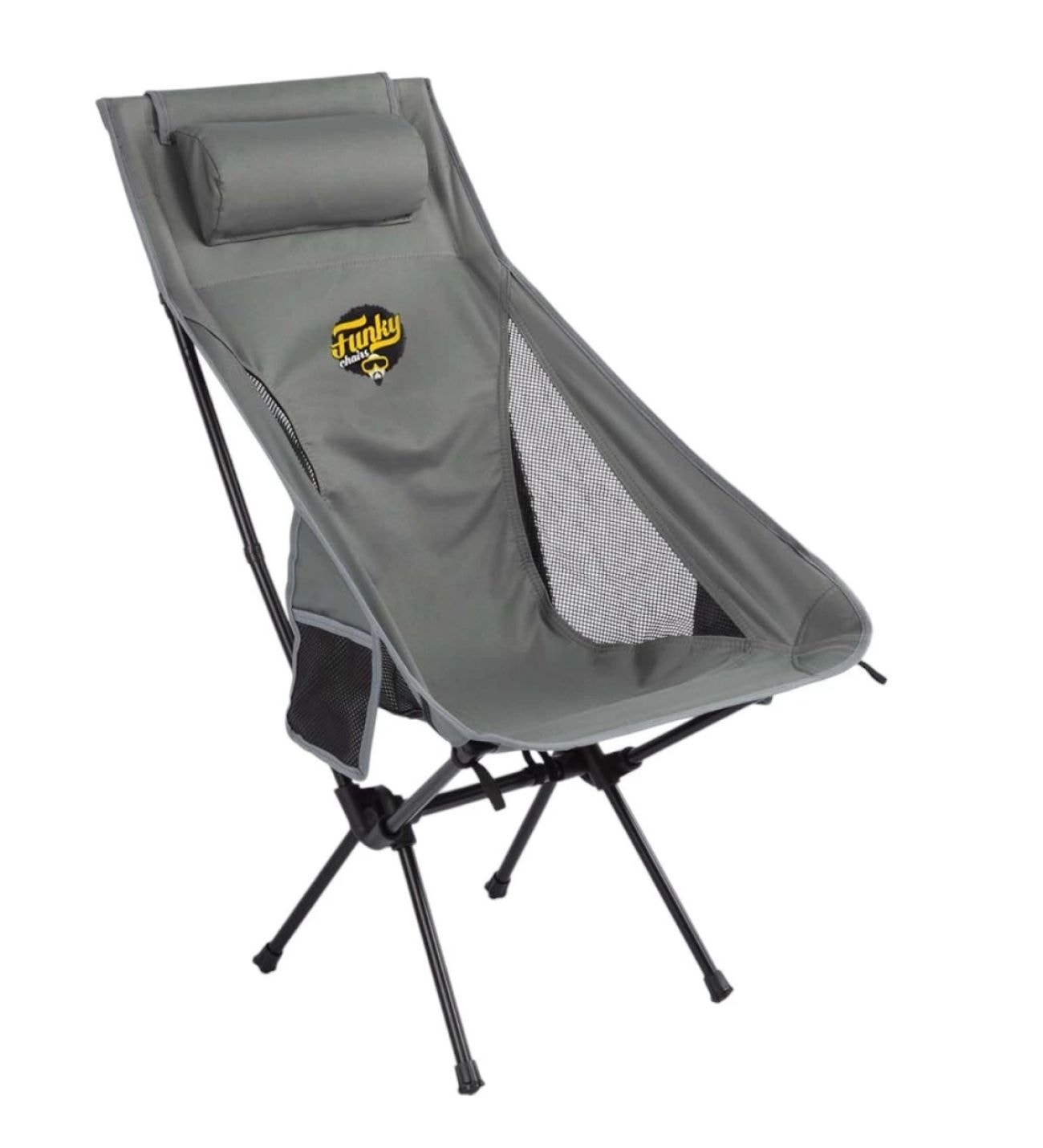 Funky Chairs Sky Ultralight Katlanabilir Kamp Sandalyesi - Gri Renk