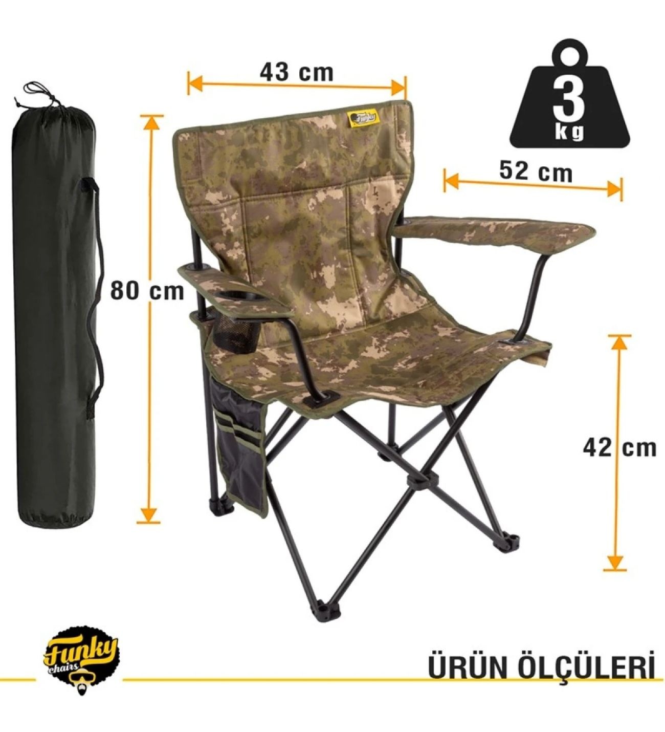 V2 Ranger Lüks Kamp Sandalyesi  