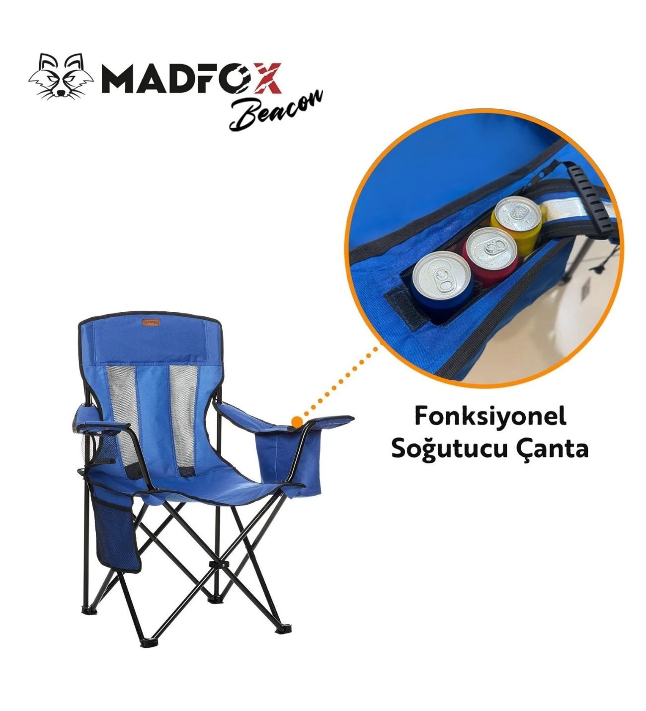 Beacon Katlanır Kamp Sandalyesi Mavi