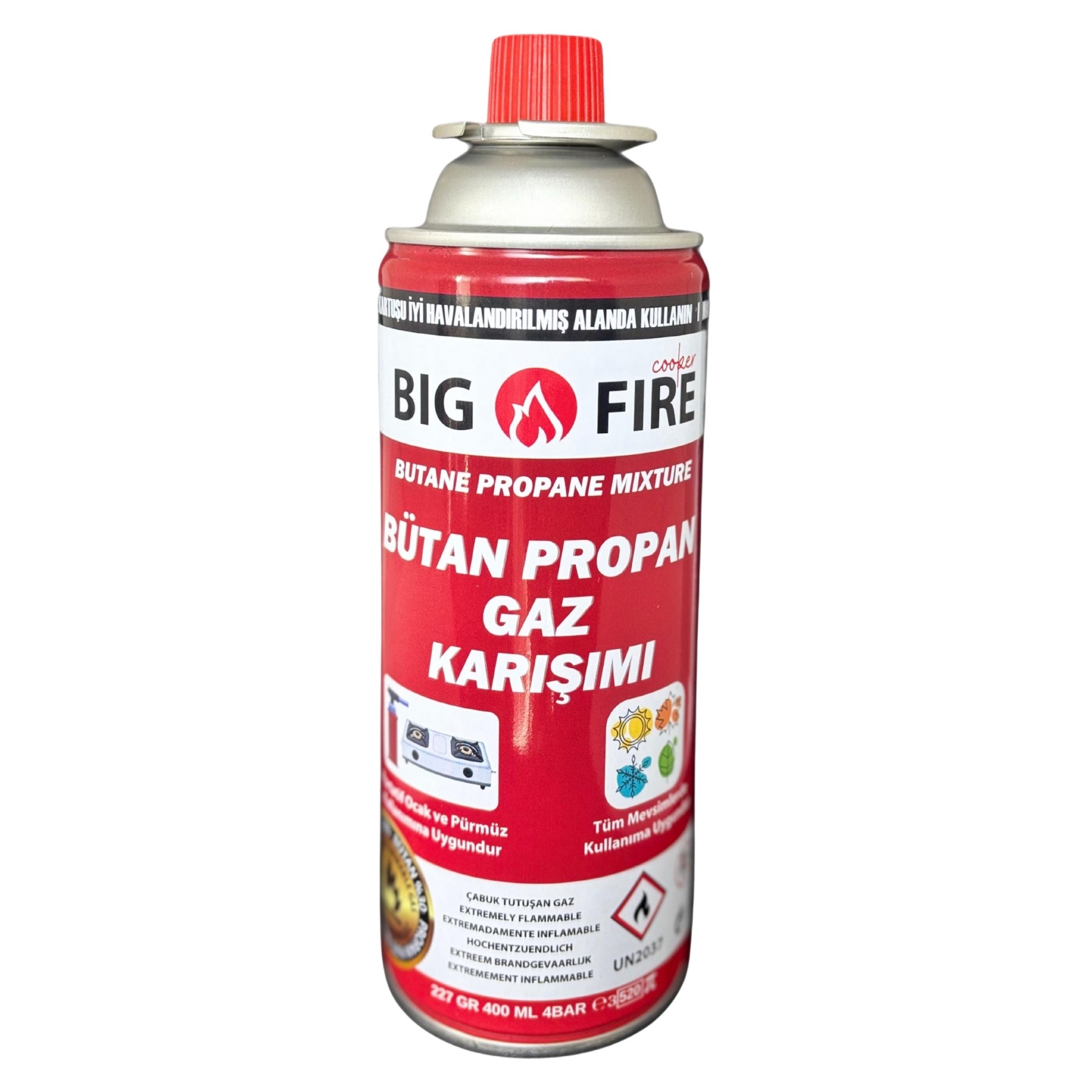 Power 227gr. Valfli Gaz Kartuş