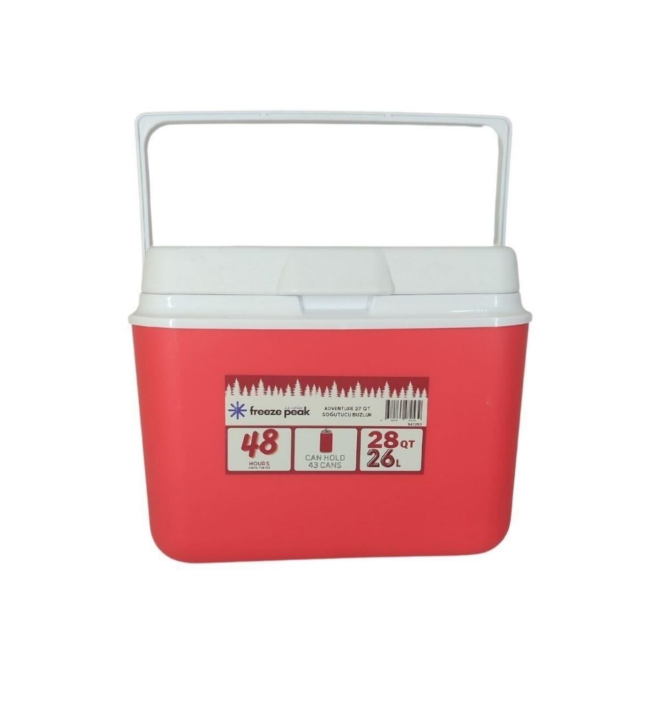 Adventure 28 QT Soğutucu Buzluk 26 Litre Kırmızı