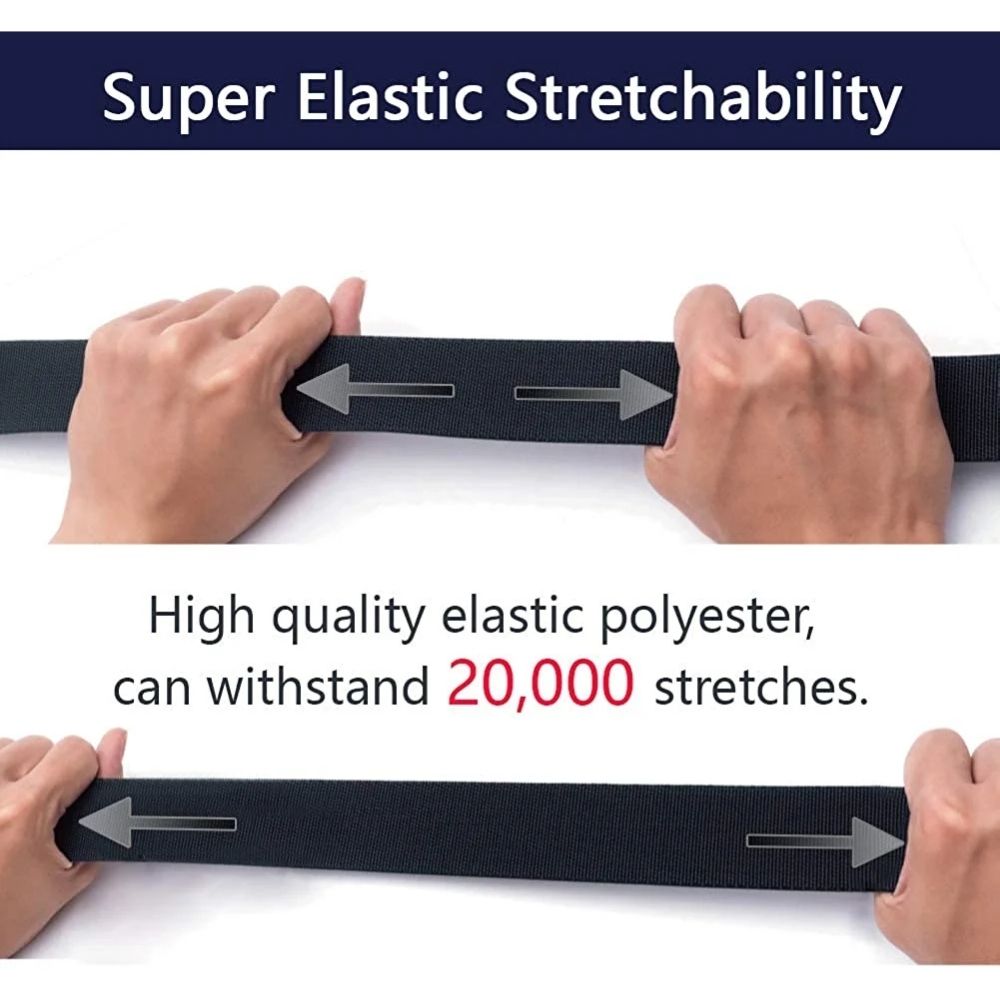 Outdoor Stretch Kemer 4 Cm 115 Cm Haki