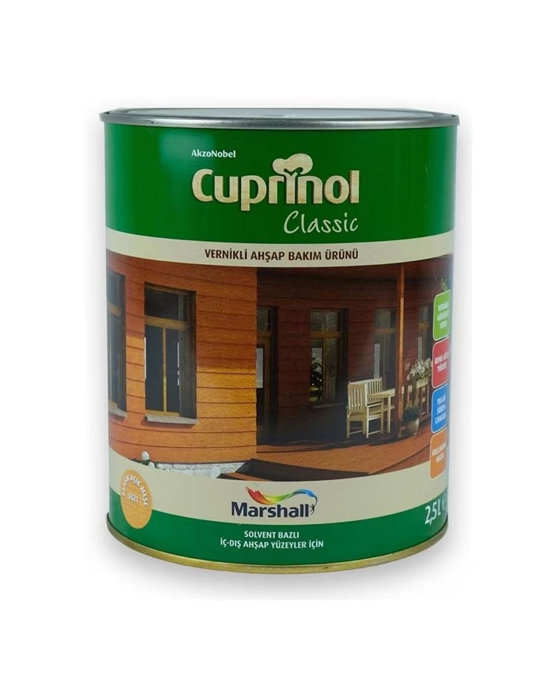 Cuprinol Vernikli Ahşap Bakım Ürünü Klasik Açık Meşe 2,5 L