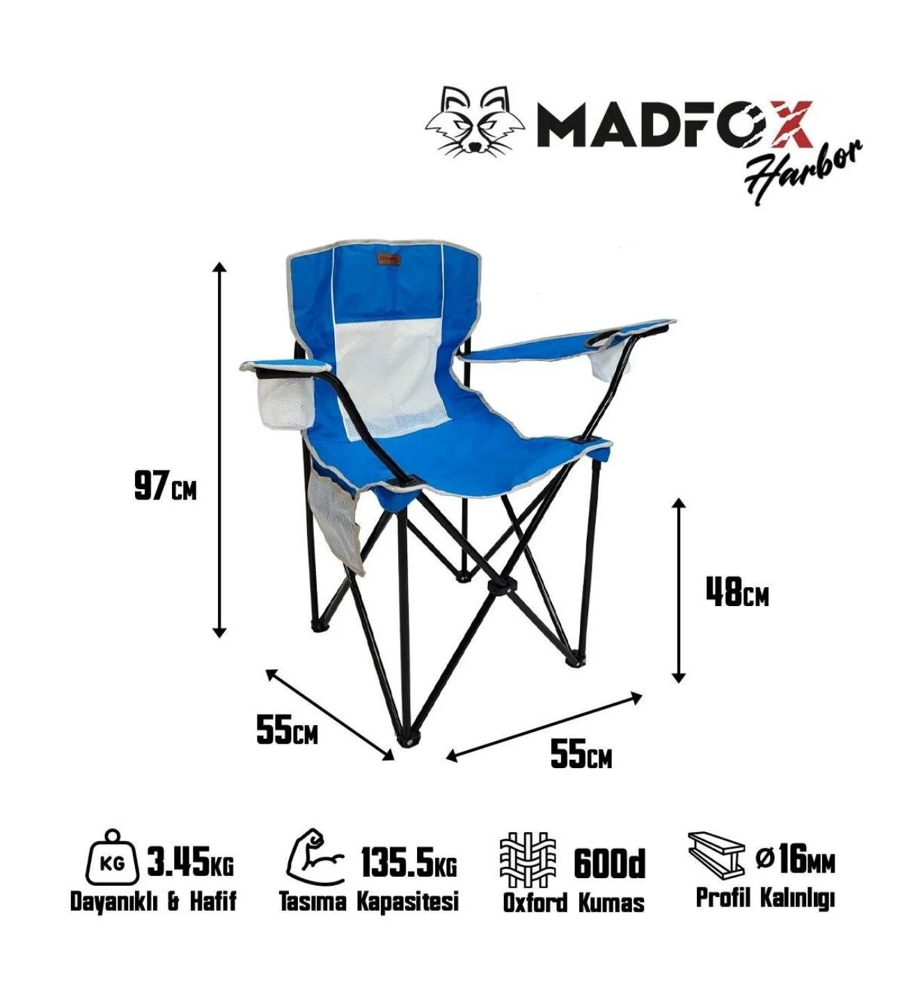 Harbor Katlanır Kamp Sandalyesi