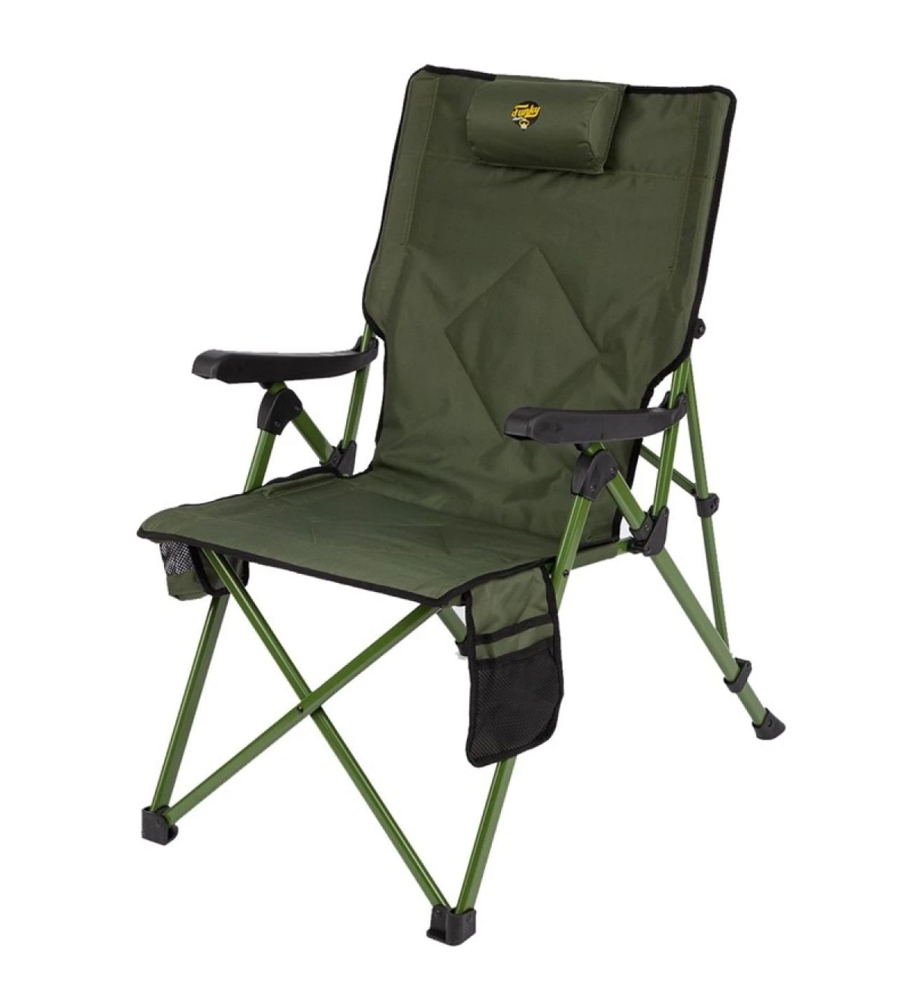 Comfort 3 Kademeli Katlanabilir Kamp Sandalyesi-Haki