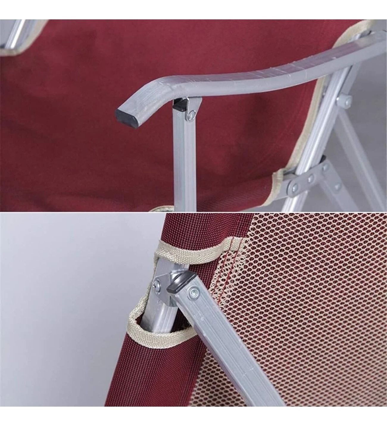 Dachuan Katlanır Kamp Sandalyesi Bordo (Çocuk)