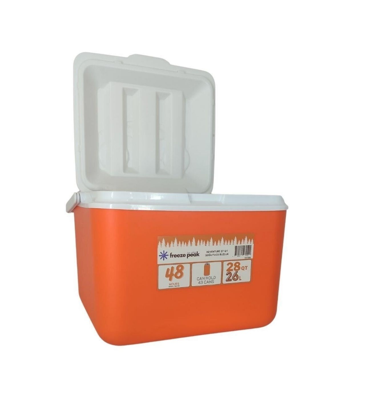 Adventure 28 QT Soğutucu Buzluk 26 Litre Turuncu