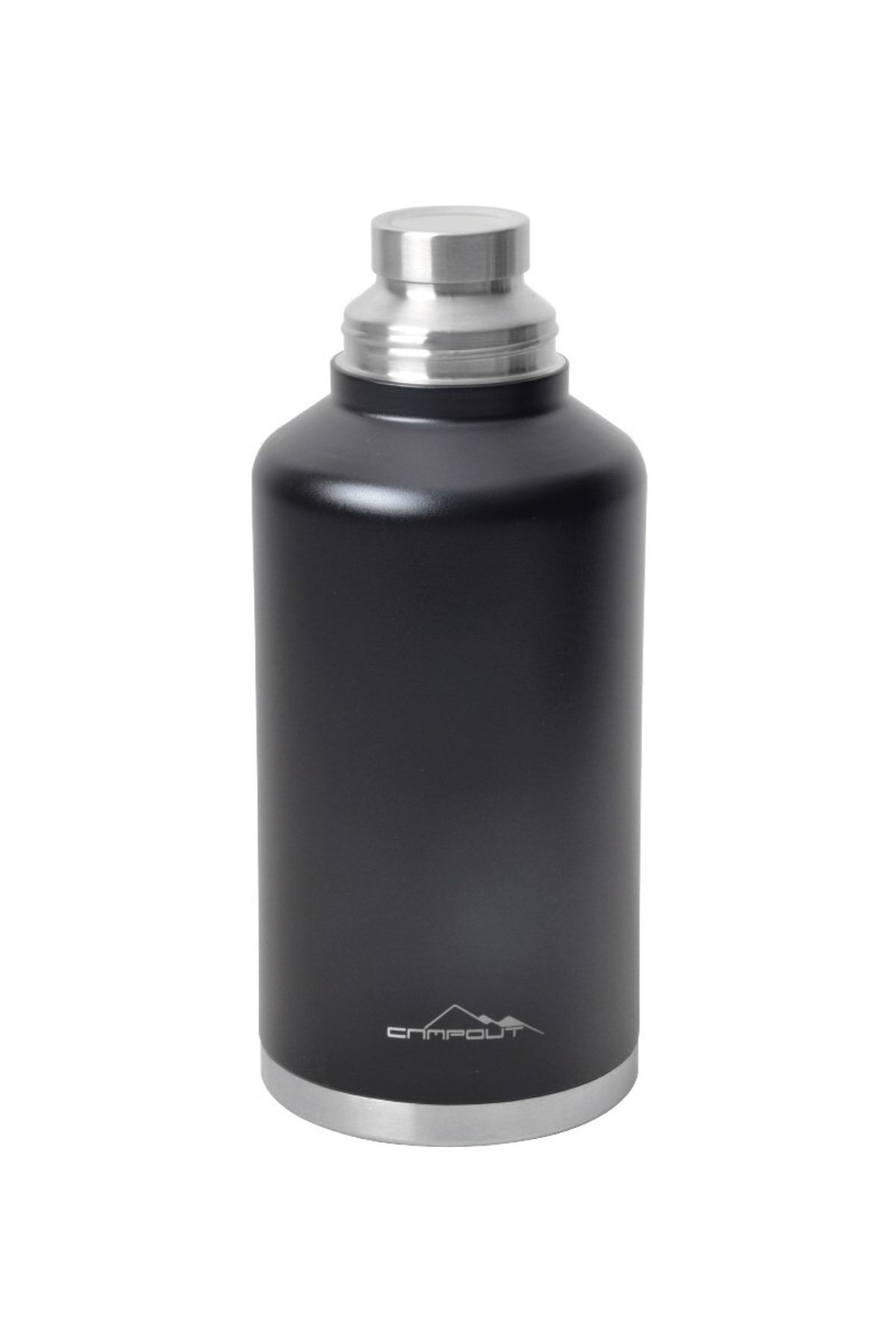 Campout Çift Katmanlı Termos Siyah 2000 Ml