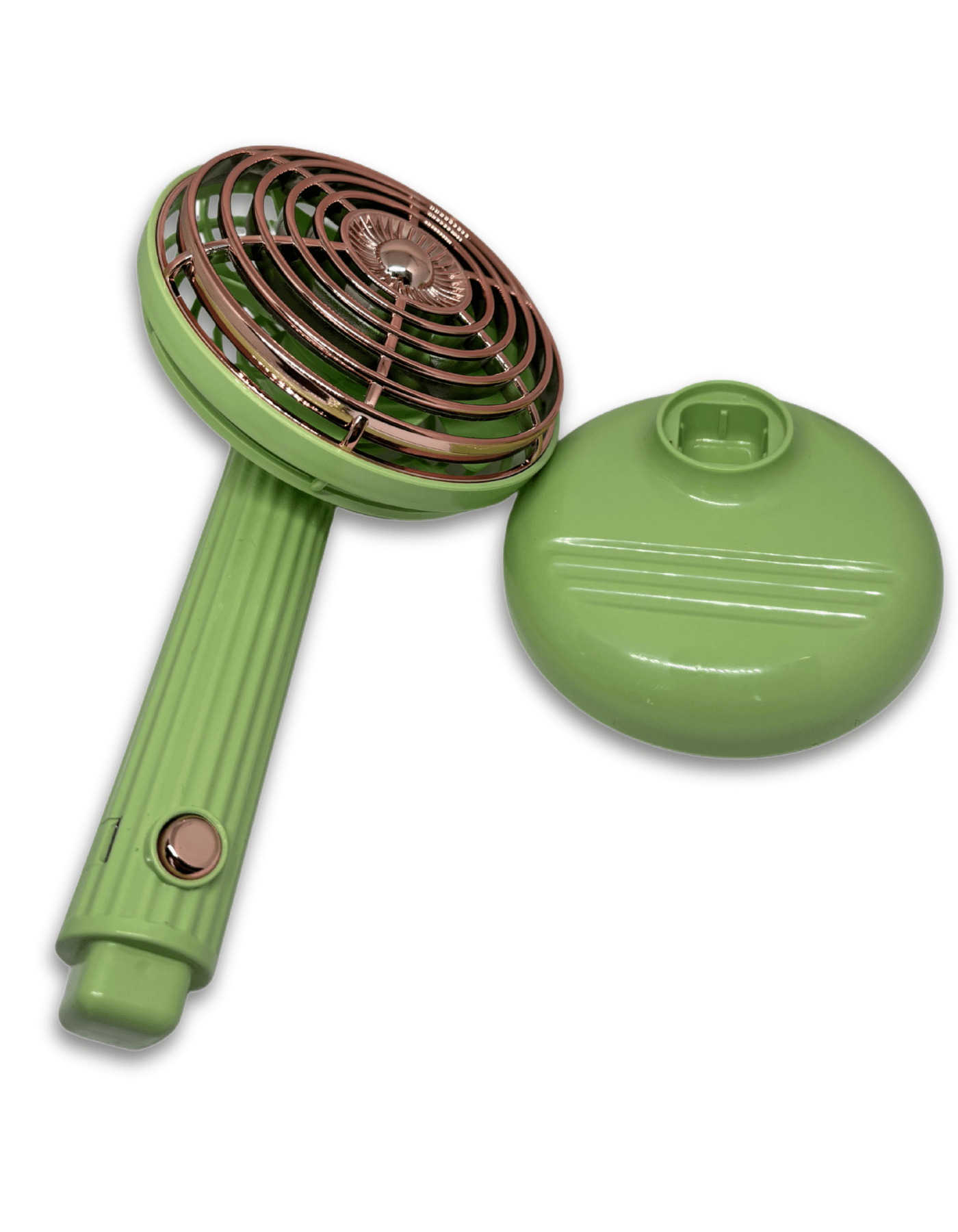 FY060 Taşınabilir Masaüstü ve El Yeşil Usb Fan