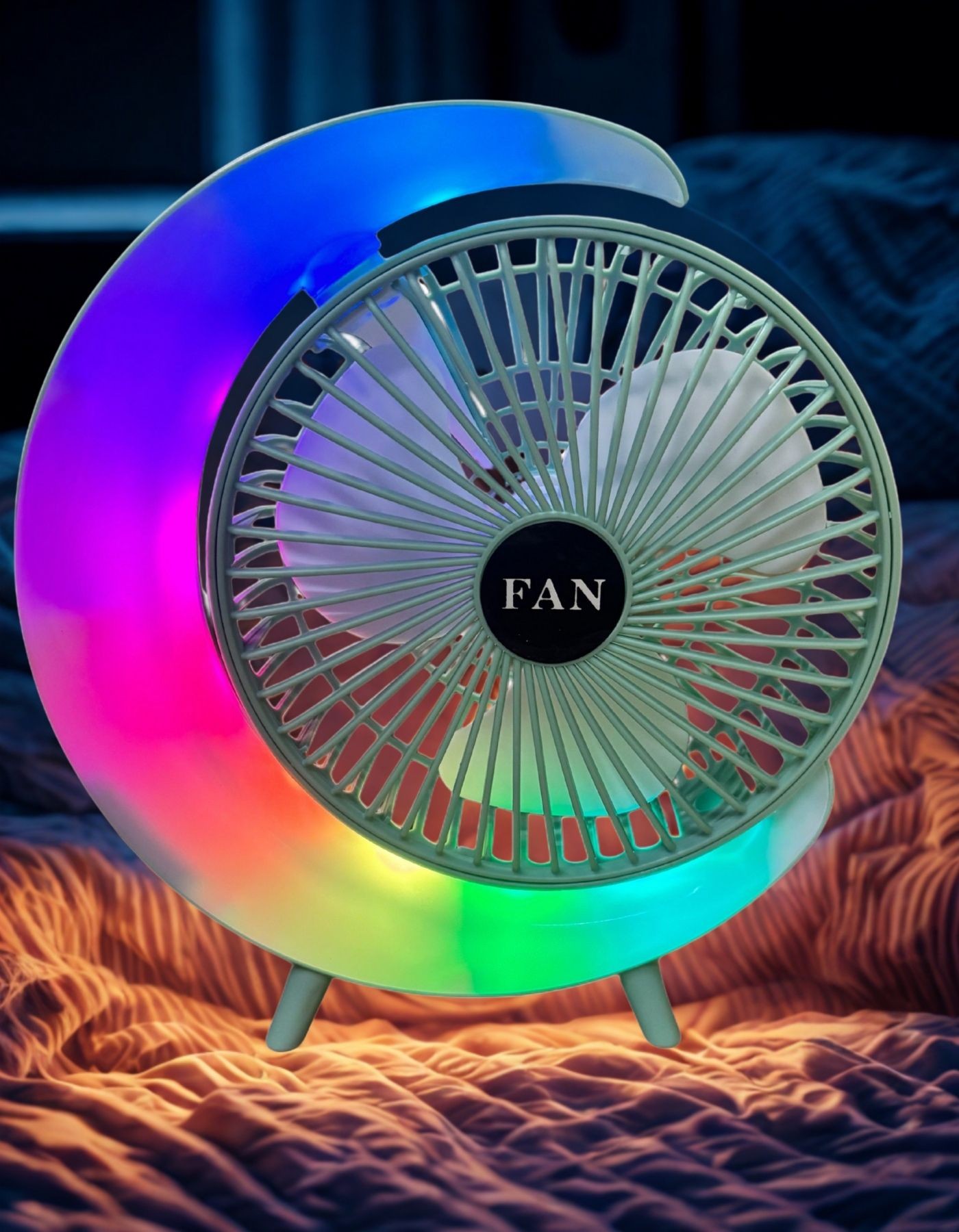 S24 Taşınabilir Masaüstü Yeşil Usb Fan