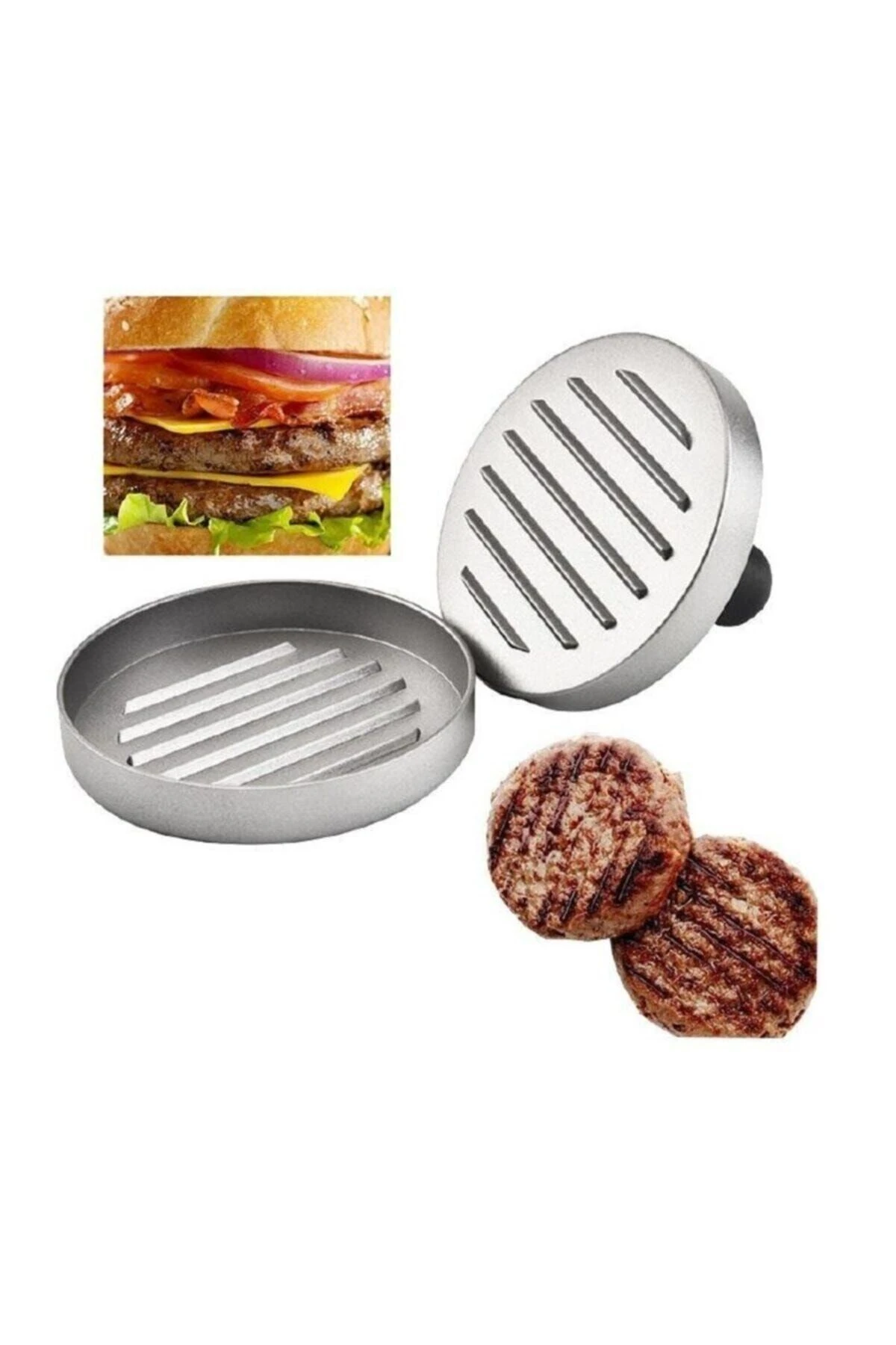 Campout Hamburger Press Alüminyum