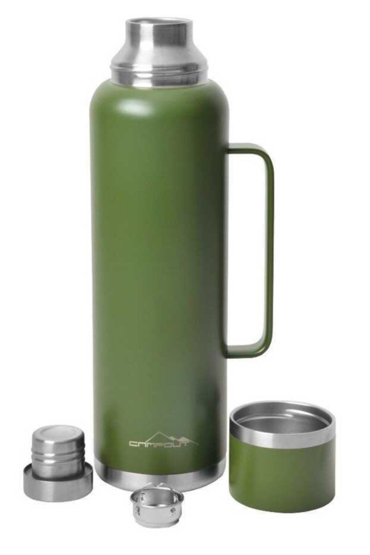 Campout Çift Katmanlı Termos Yeşil 1500Ml