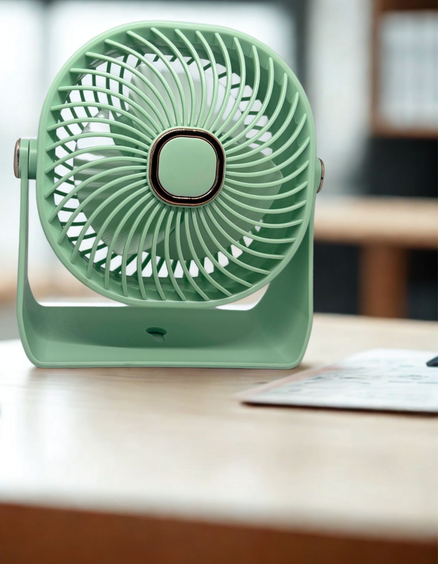 ZB112 Taşınabilir Masaüstü Yeşil Usb Fan
