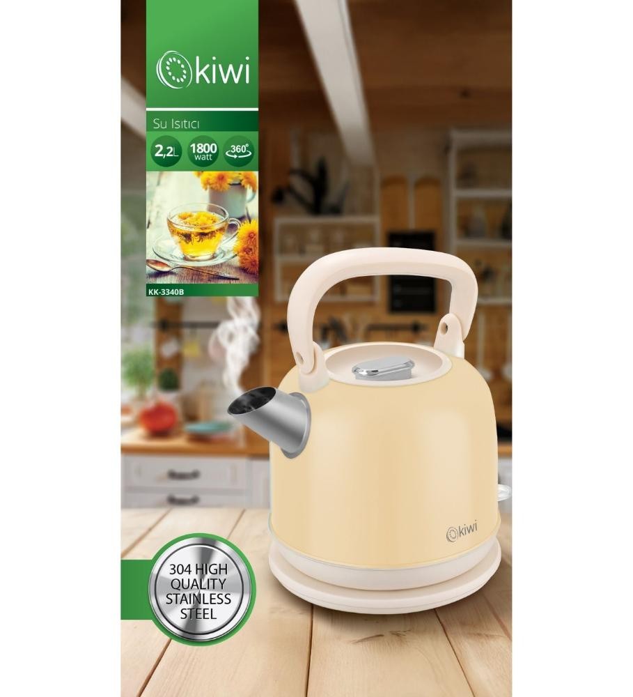 Su Isıtıcı Kettle Krem