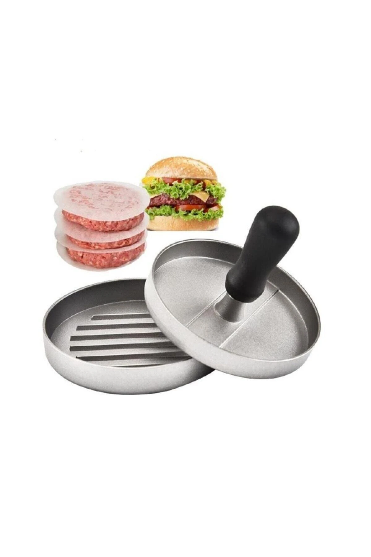 Campout Hamburger Press Alüminyum