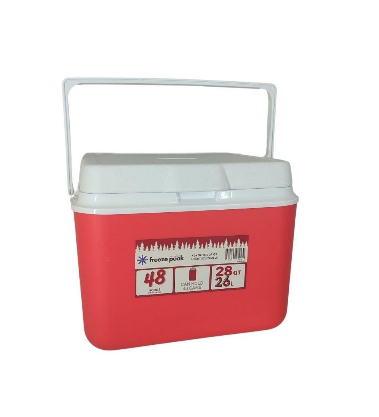 Adventure 28 QT Soğutucu Buzluk 26 Litre Kırmızı