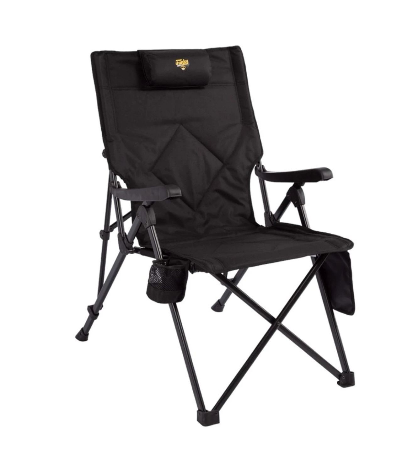 Comfort 3 Kademeli Katlanabilir Kamp Sandalyesi-Siyah