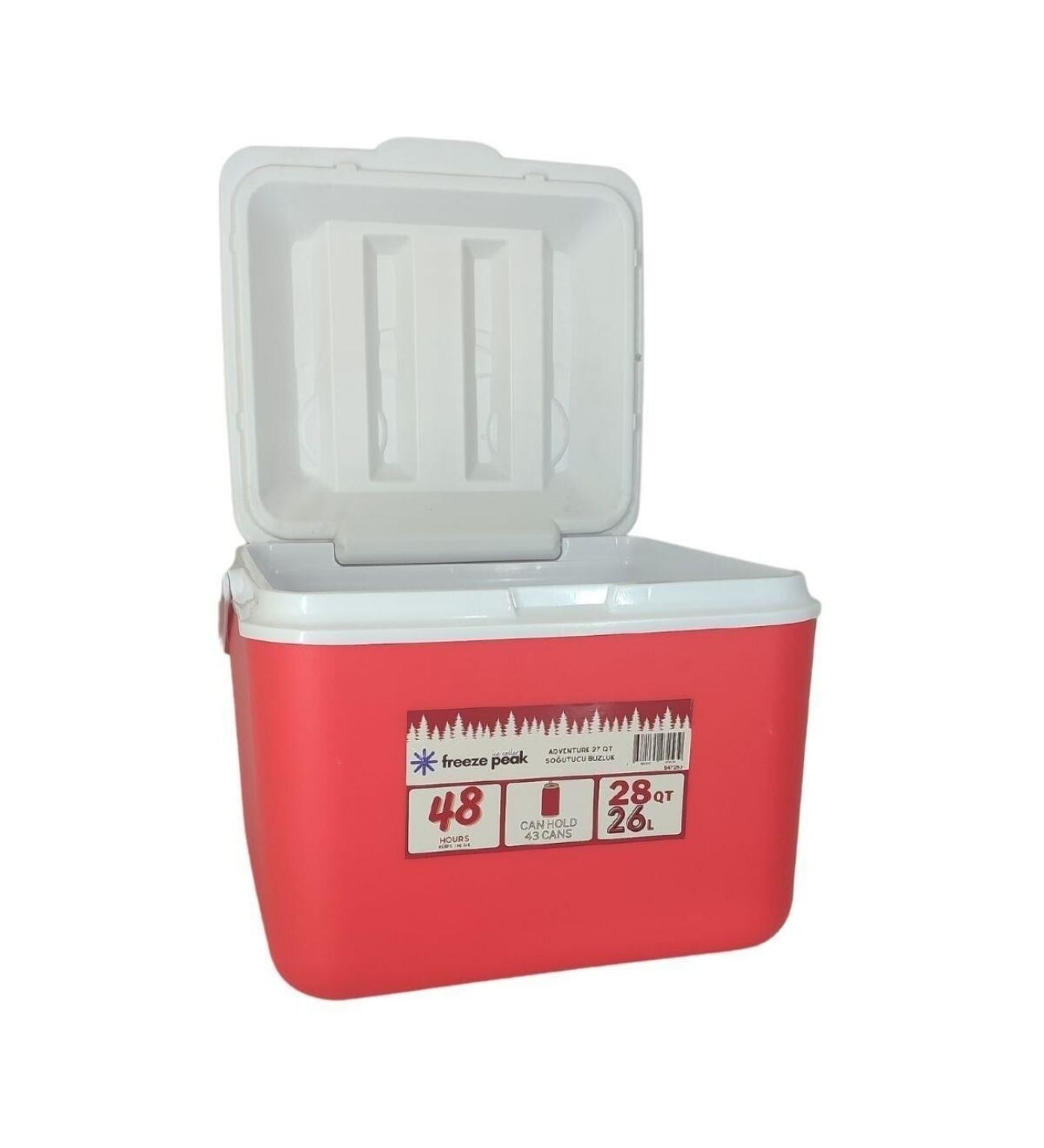 Adventure 28 QT Soğutucu Buzluk 26 Litre Kırmızı