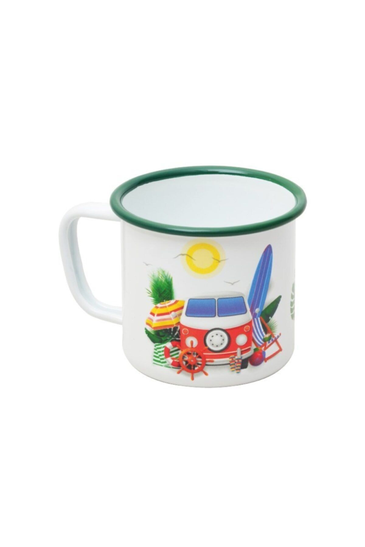Campout Emaye Kupa Karavan+Gri Kurt Set